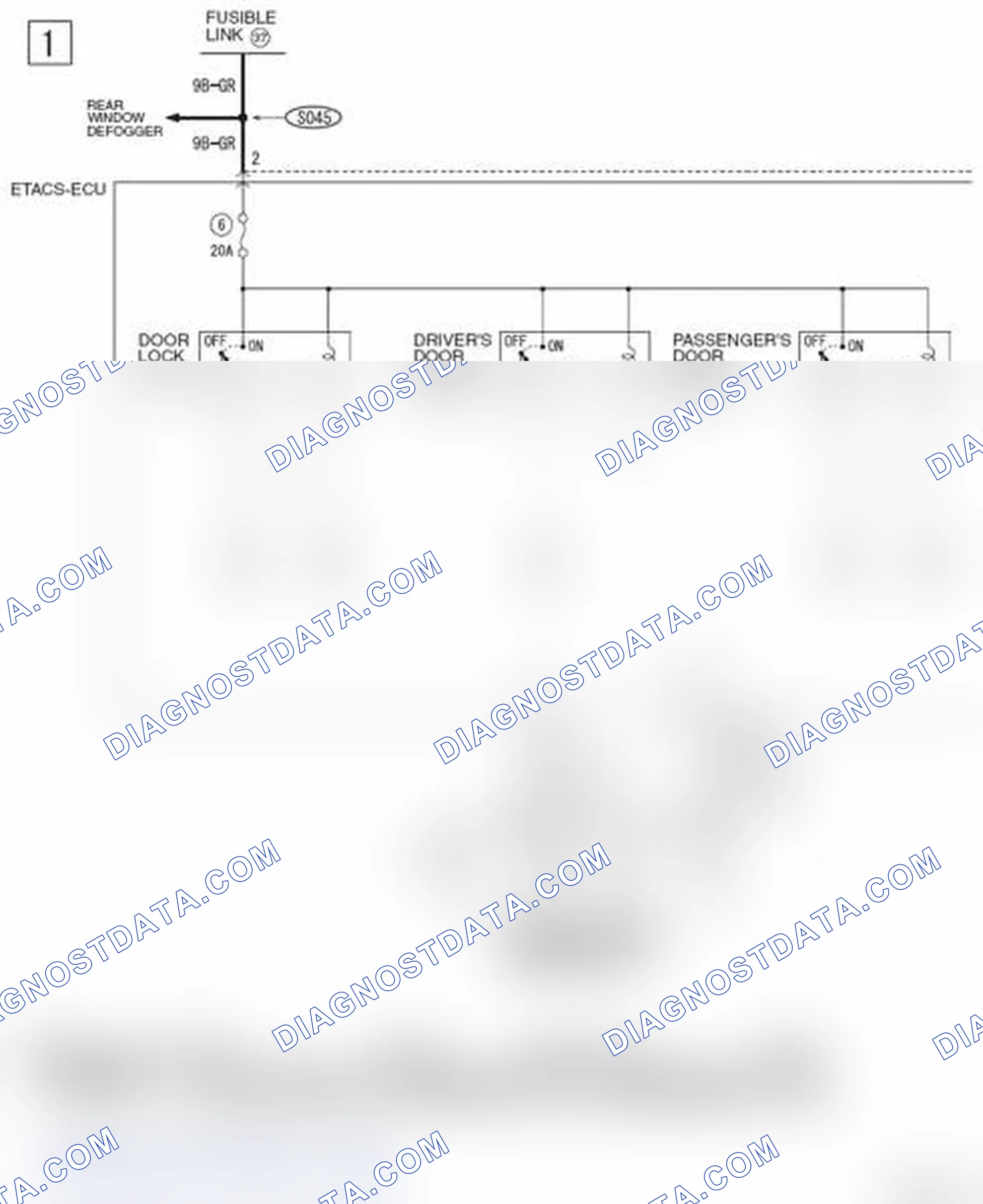 Scheme 279: CENTRAL DOOR LOCKING SYSTEM