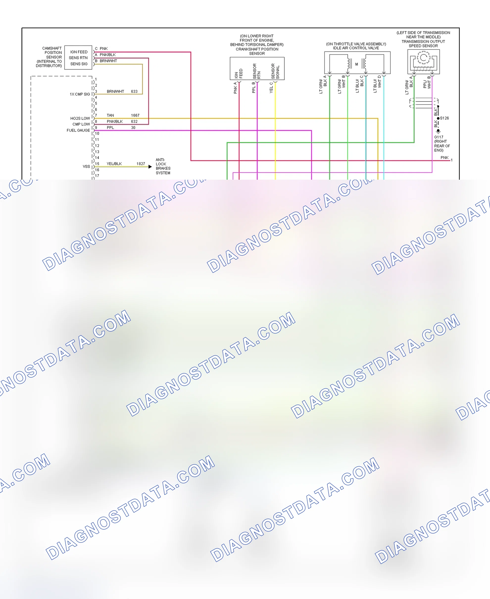 Scheme 106: PCM Wiring Diagram (Forward Control - Motorhome Chassis - 7.4L - 1 Of 4)