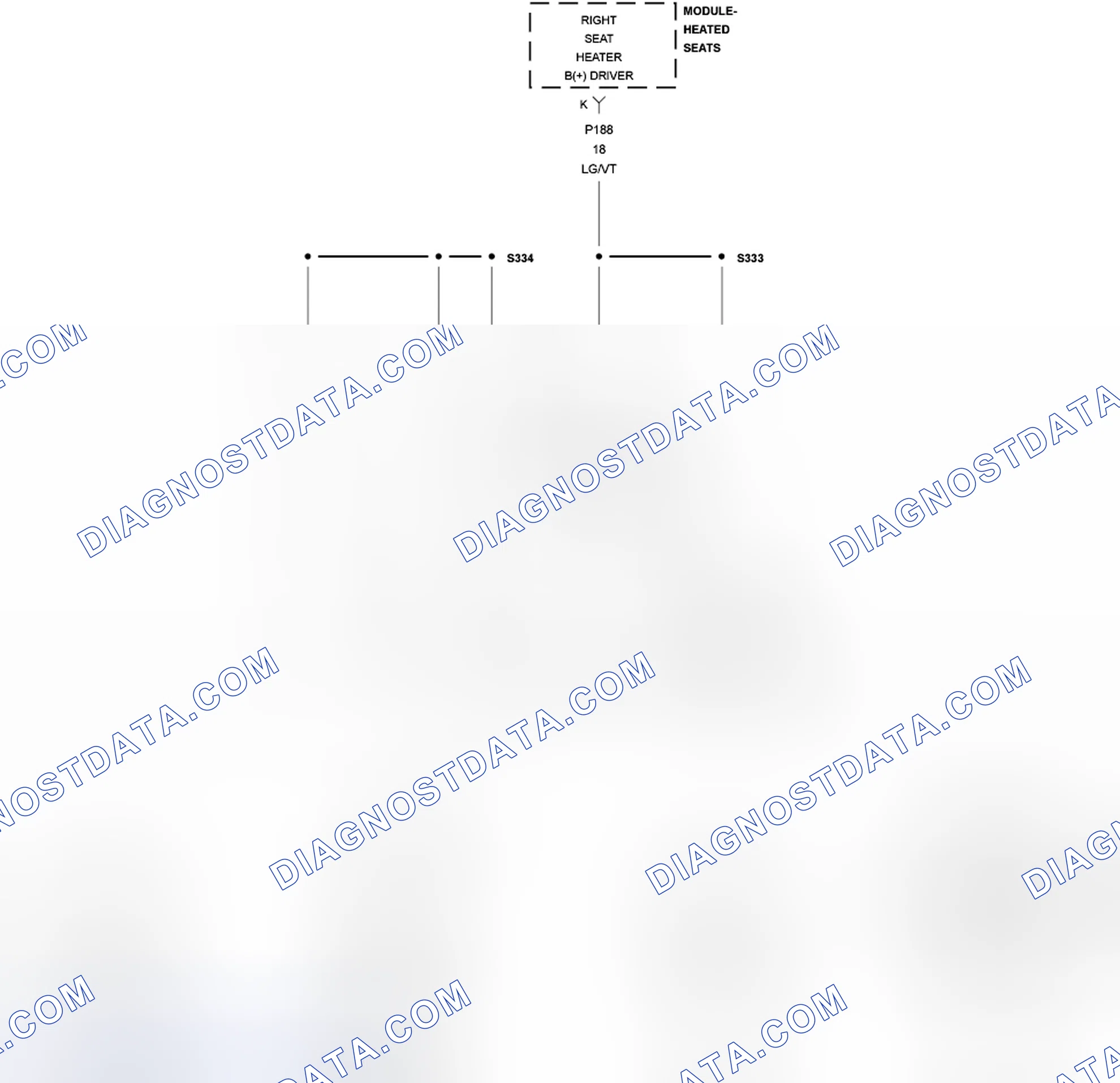 Scheme 111: B1096-FRONT RIGHT SEAT HEATER CONTROL CIRCUIT LOW