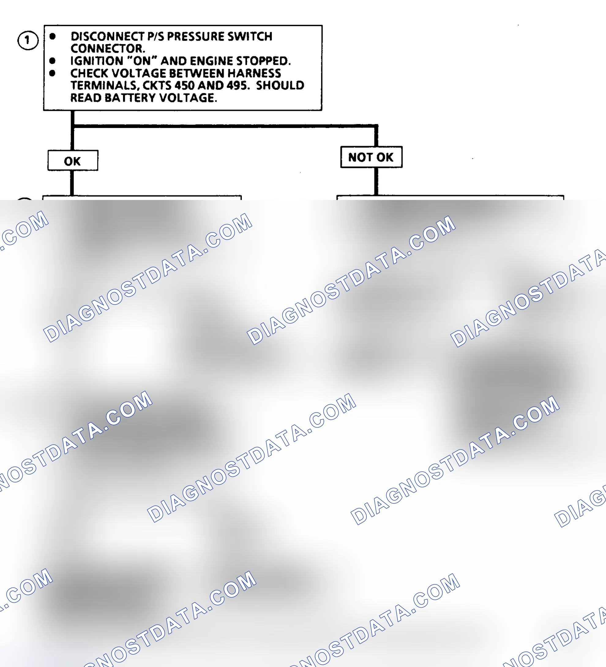 Scheme 133: Chart C1E, Fuel Injection (TBI) P/S Pressure Switch