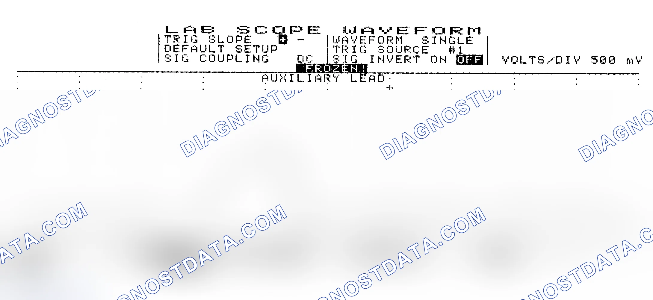 Scheme 10: Single Injector w/Excessive Current Flow - Current Pattern
