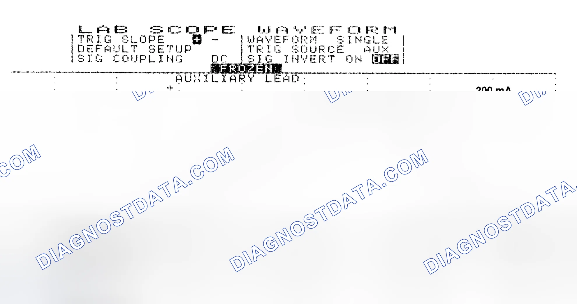 Scheme 13: Single Injector w/Normal Current Flow - Current Pattern