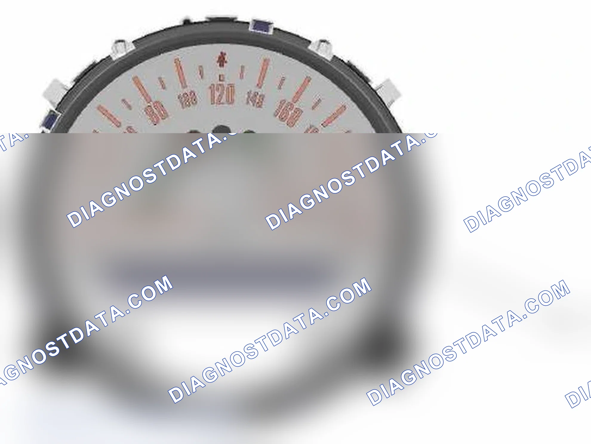 Scheme 58: Drawing and location of the malfunction indicator lamp for model Mini Cooper S