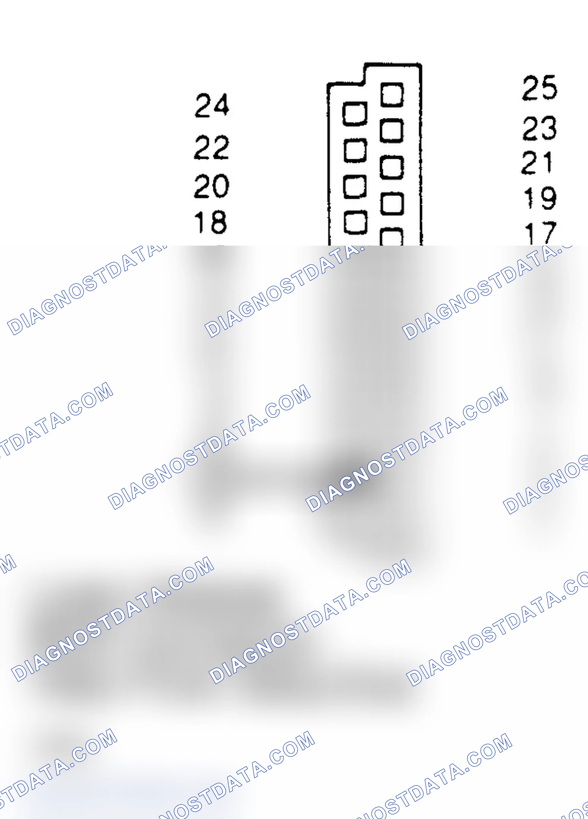 Scheme 145: Logic Module Blue Connector View From Wire End