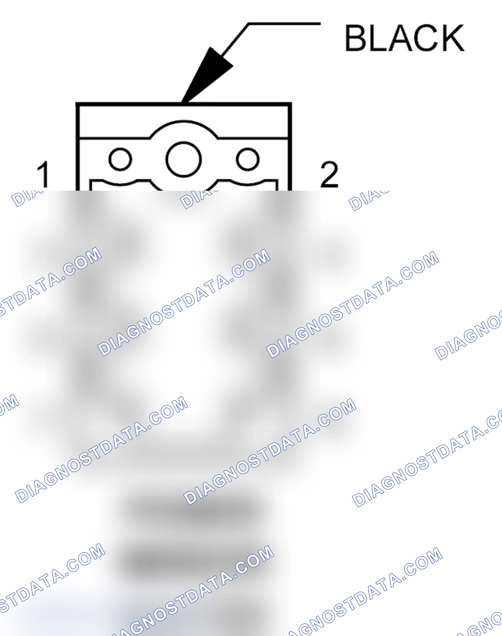 Scheme 186: Power Mirror Switch Connector End View