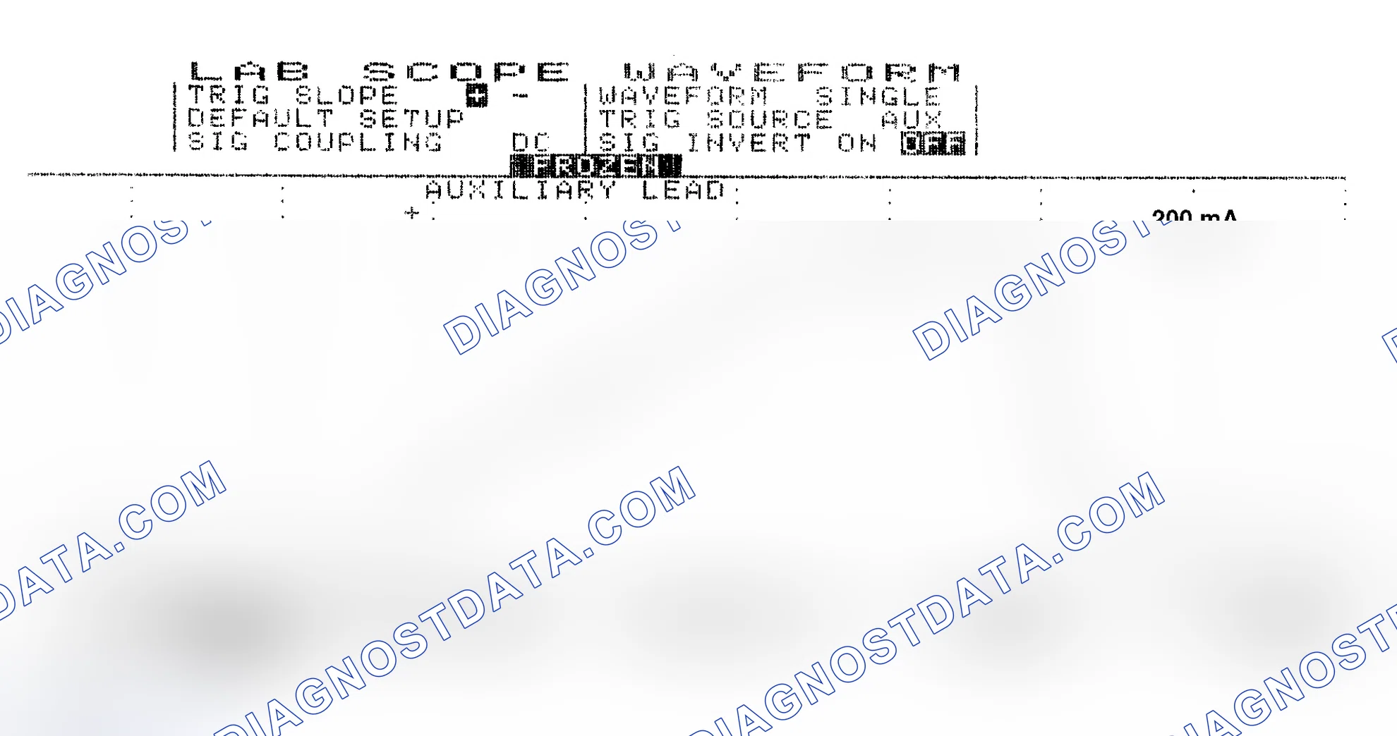 Scheme 13: Single Injector w/Normal Current Flow - Current Pattern
