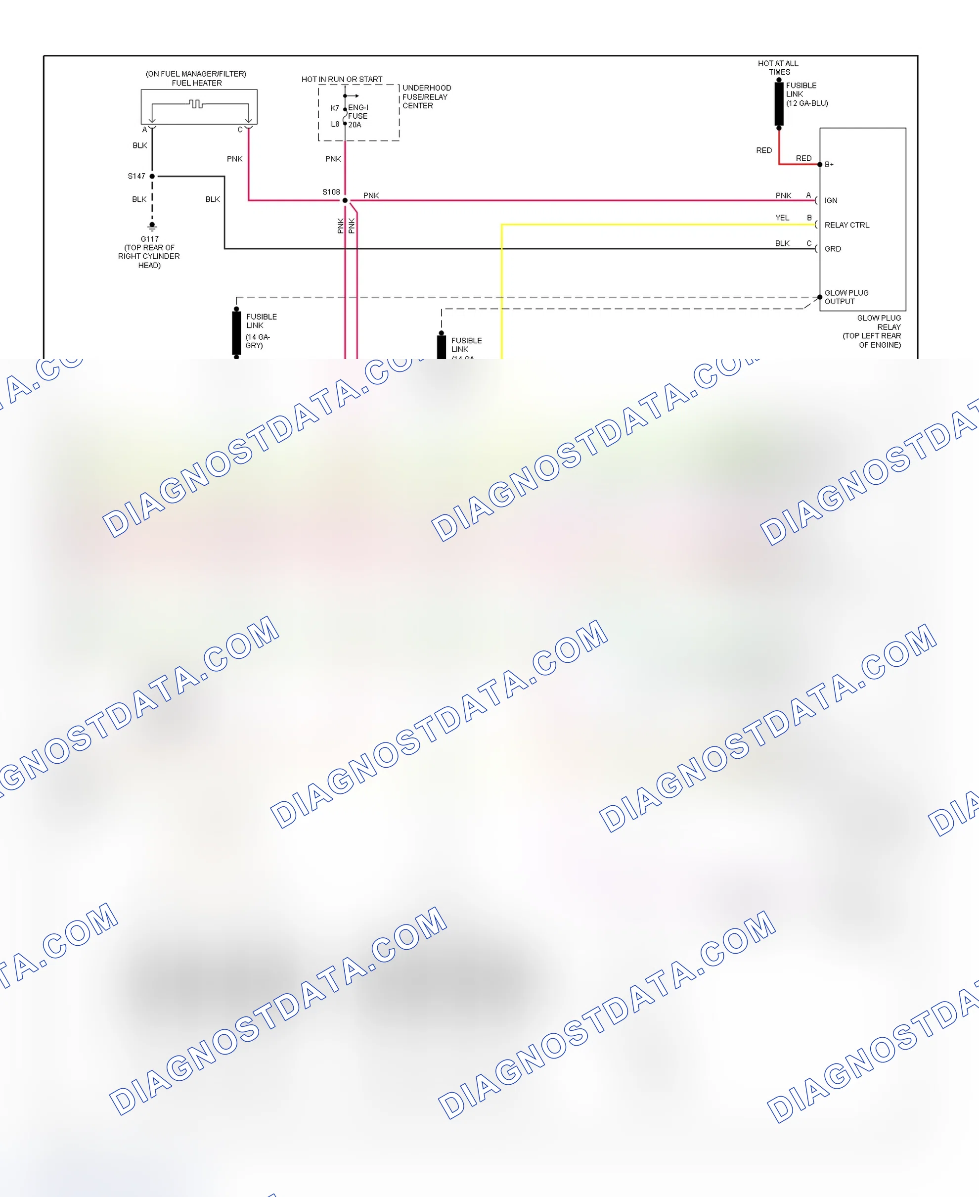 Scheme 96: PCM Wiring Diagram (Pickup - 6.5L - 4 Of 4)