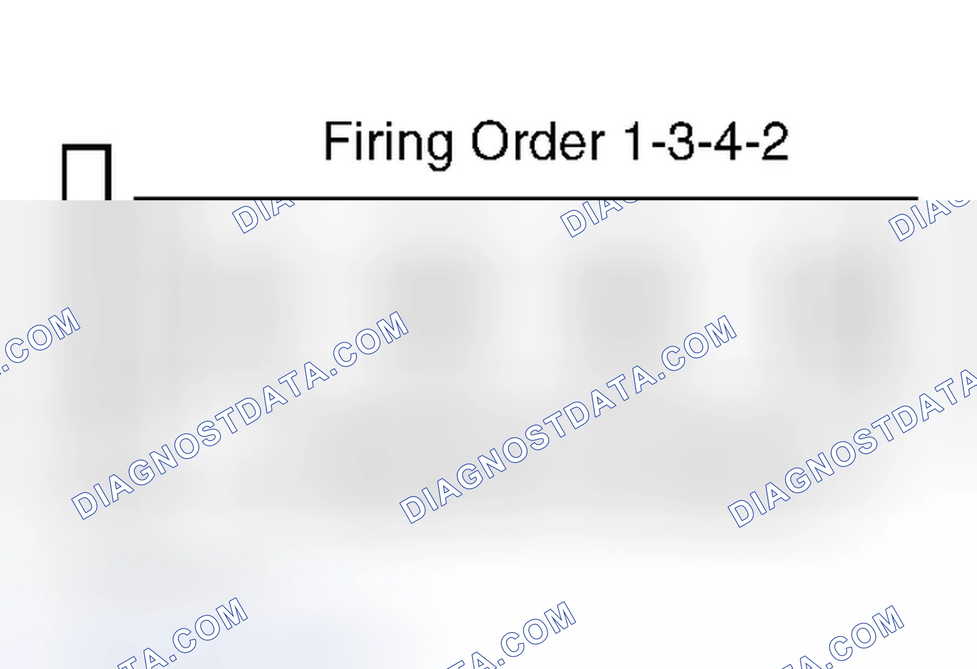 Scheme 1: Firing Order (1.3L, 1.8L, 1.9L, 2.2L & 2.4L)