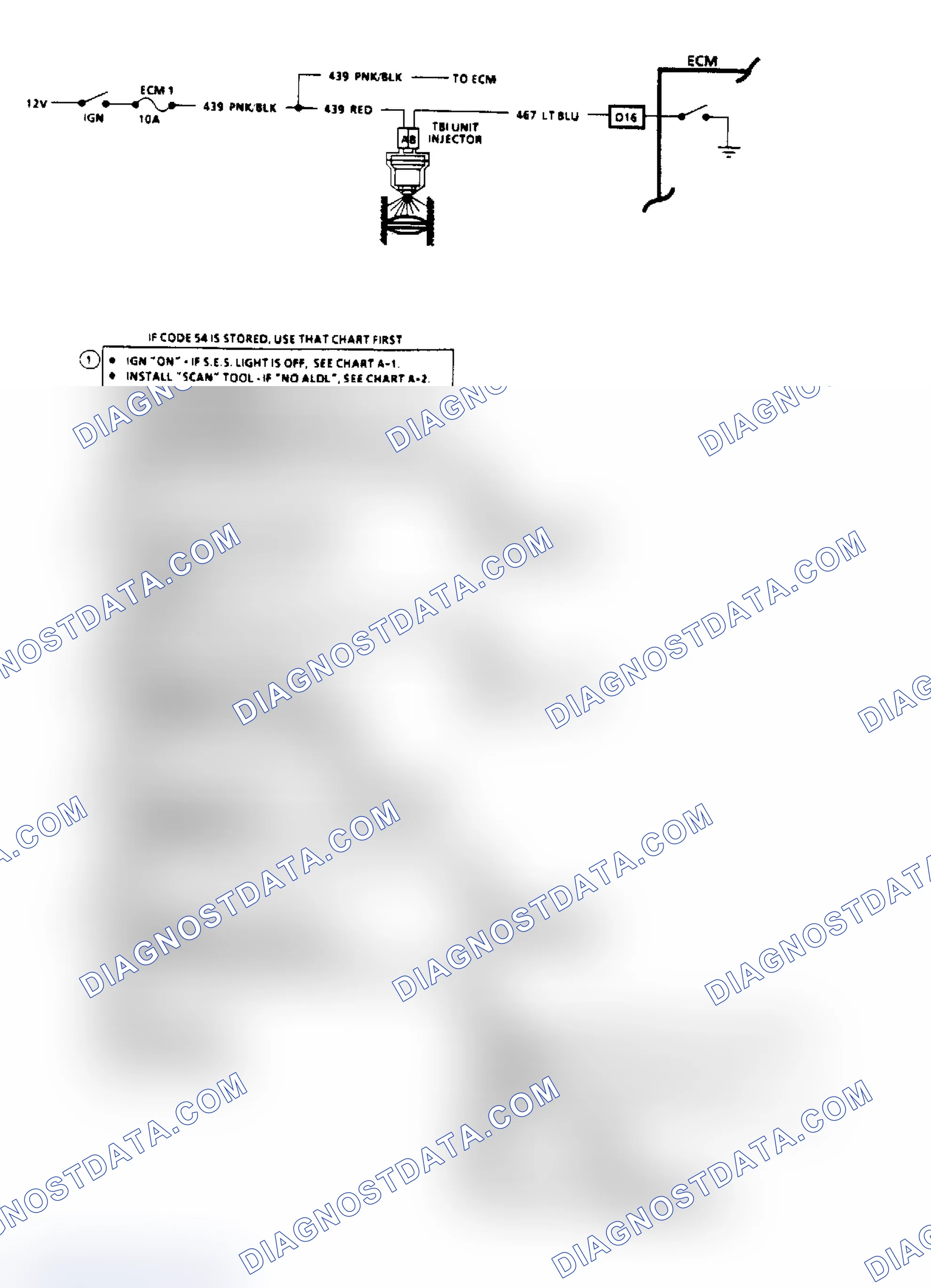 Scheme 33: Chart A3 Cranks, But Will Not Run (2.5L)