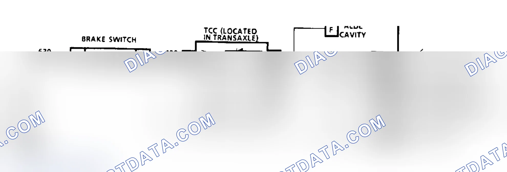 Scheme 268: Chart C8 Schematic, TCC (3.3L "A" Body W/ 125-C Trans.)