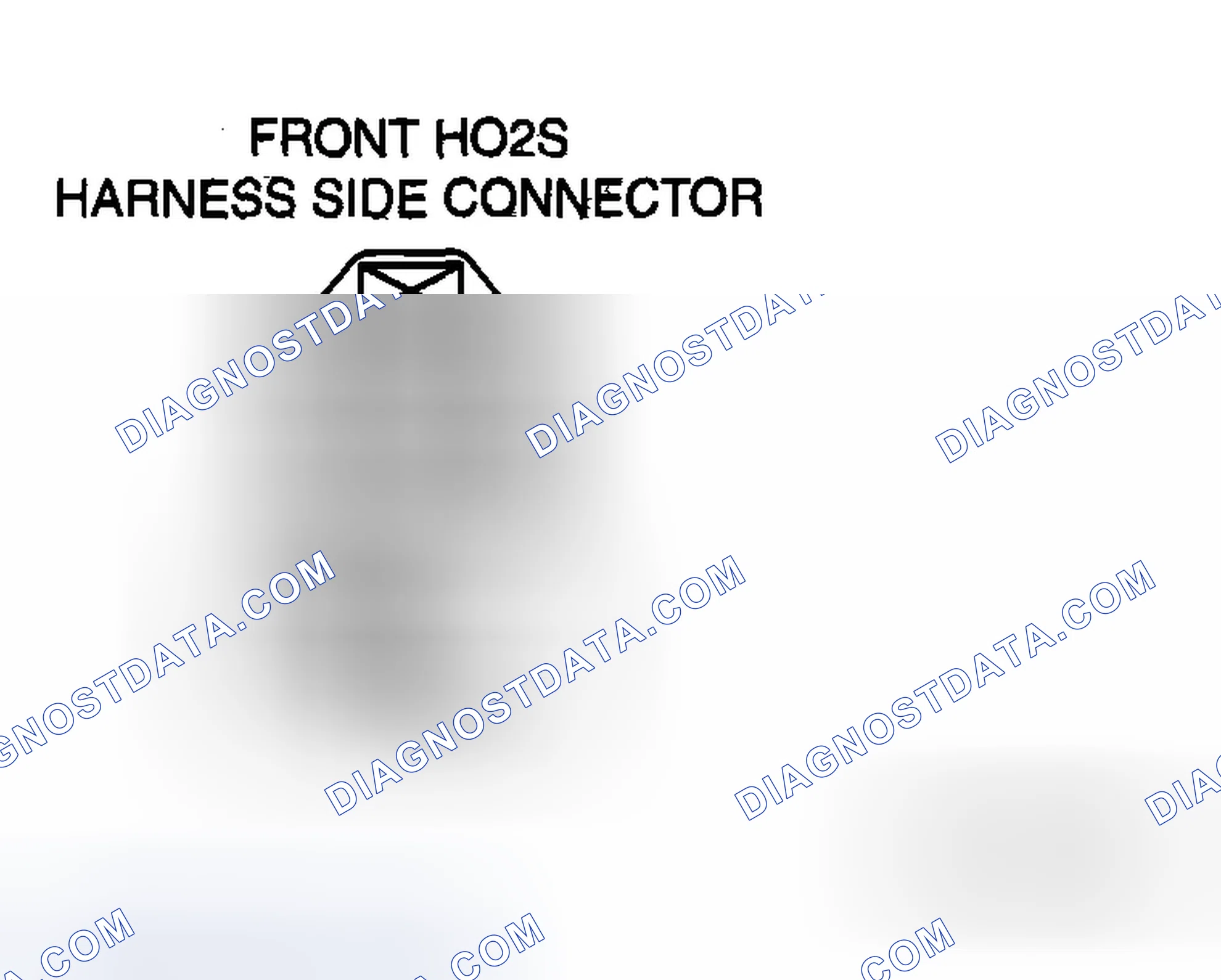 Scheme 78: Front HO2S circuit open/short inspection (sensor)
