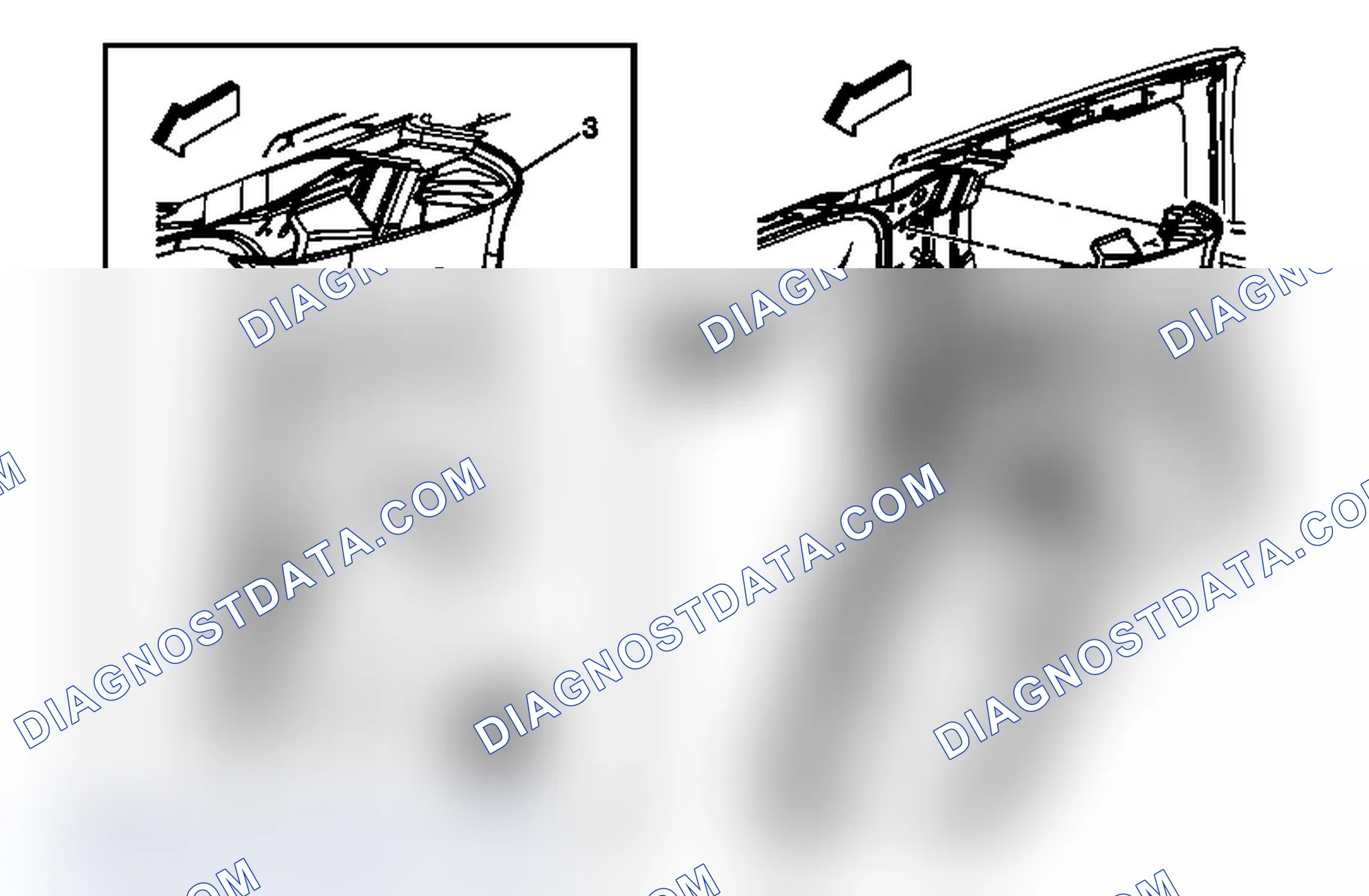 Scheme 110: Body Lock Pillar Garnish Molding Replacement (Standard Wheelbase)