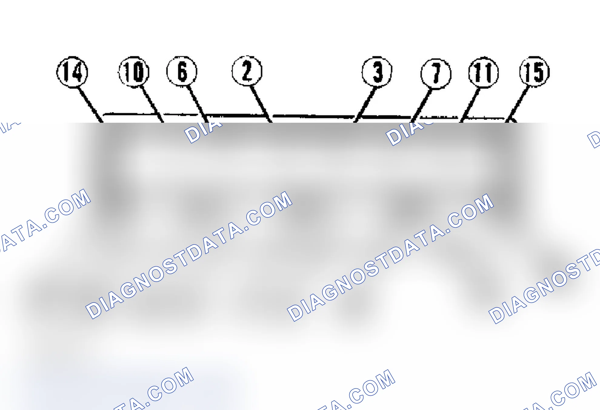 Scheme 35: Cylinder Head Tightening Sequence. Tighten bolts in 3 steps.