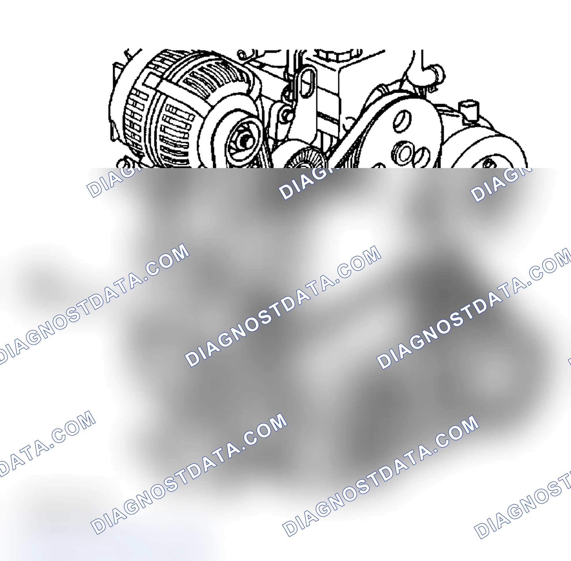 Scheme 14: Serpentine Belt Routing (3.4L "N", "W" & "Z" Bodies, & "A", "B" & "U" Series)