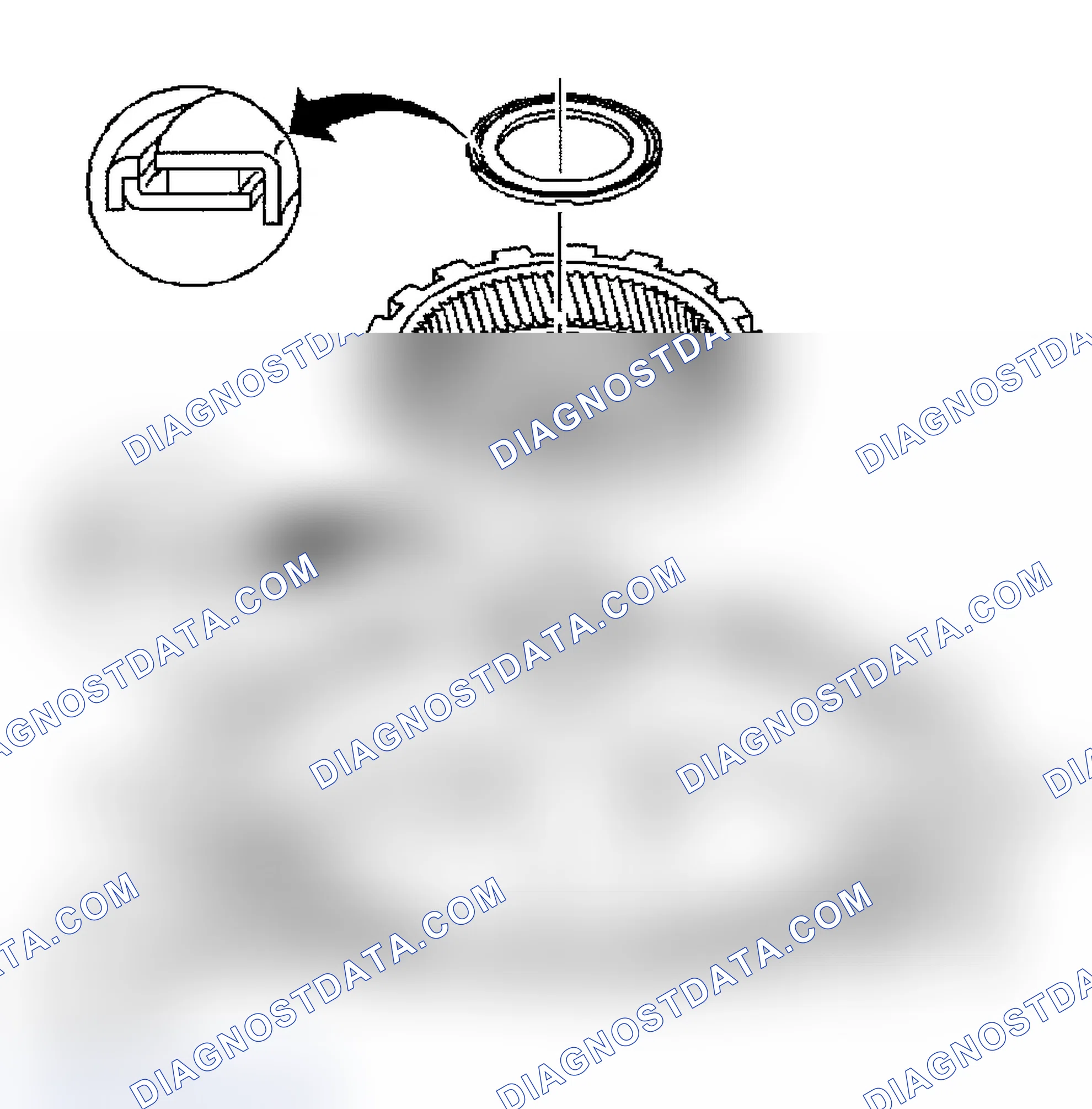 Scheme 217: Removing/Installing Internal Reaction Gear & Thrust Bearing