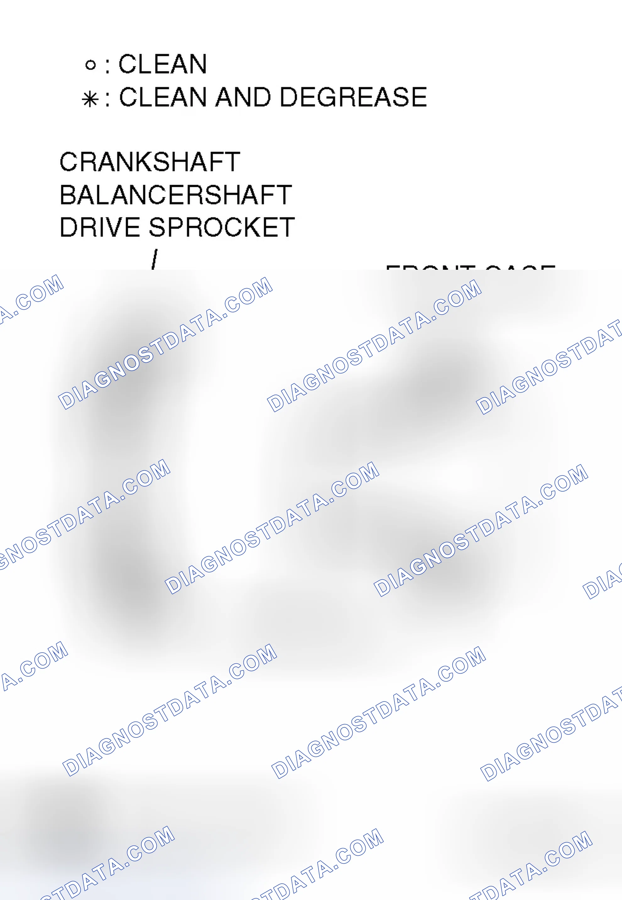 Scheme 53: >> D << CRANKSHAFT BALANCER SHAFT DRIVE SPROCKET INSTALLATION