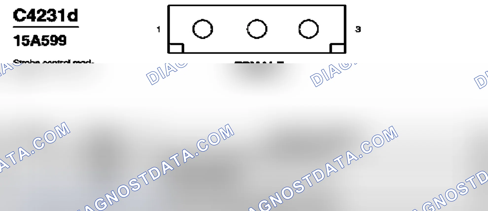 Scheme 392: Identifying Connectors C4231d, C4231e, C4231f, C4231g, C4231h & C4231j
