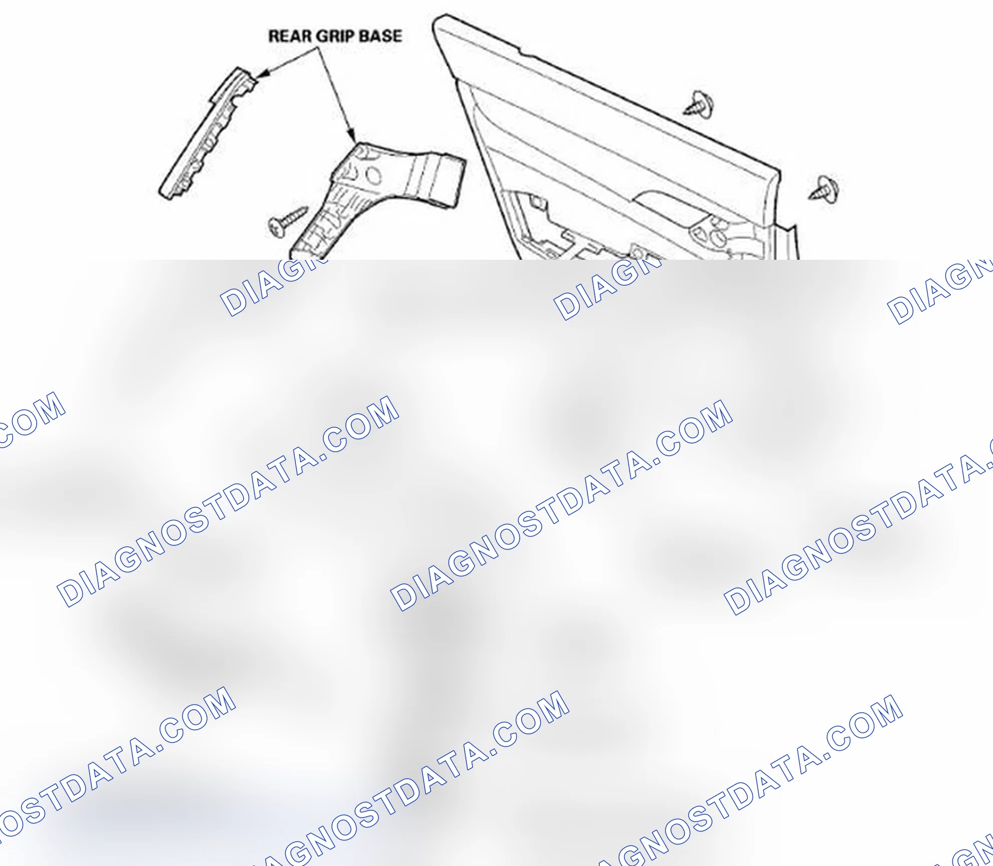 Scheme 27: Component Location Index - Rear Door