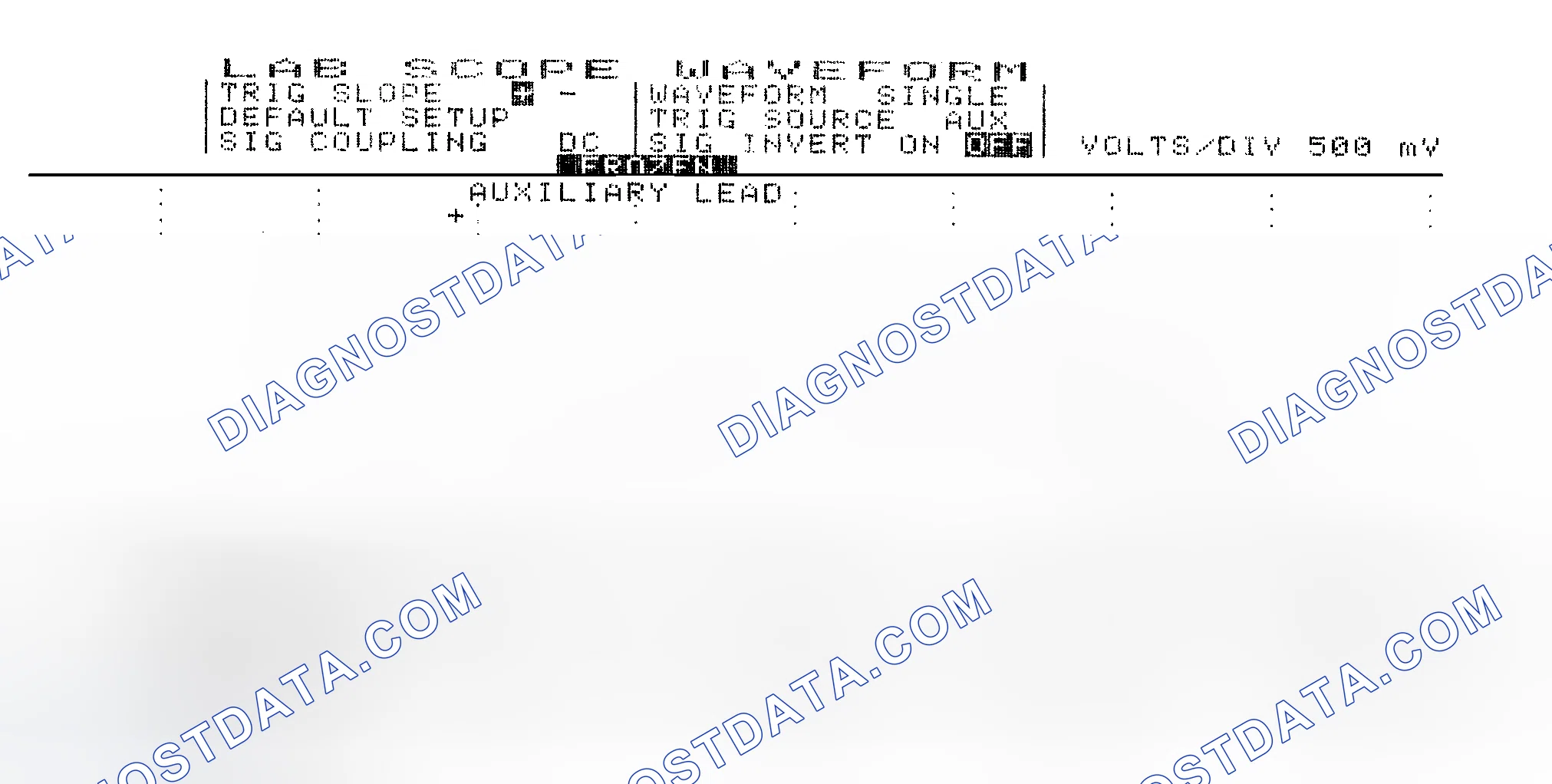 Scheme 14: Single Injector w/Excessive Current Flow - Current Pattern