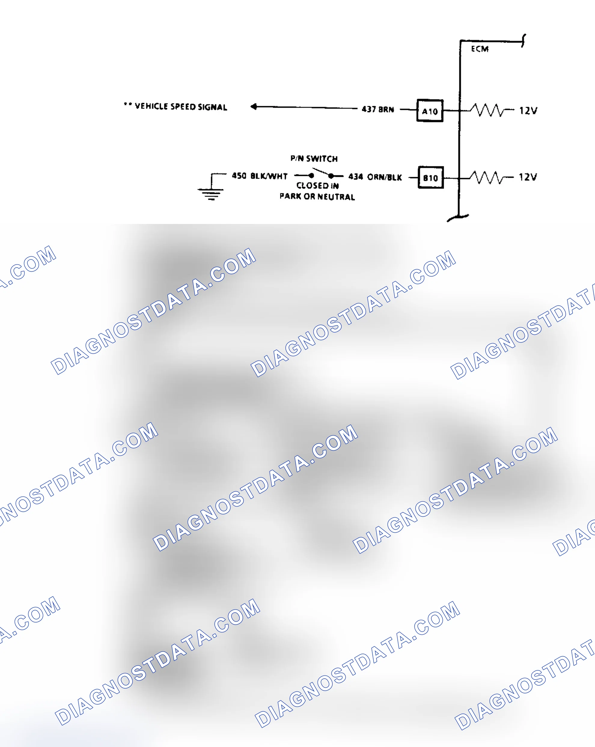 Scheme 80: Code 24, Vehicle Speed Sensor (VSS) Flow Chart & Schematic