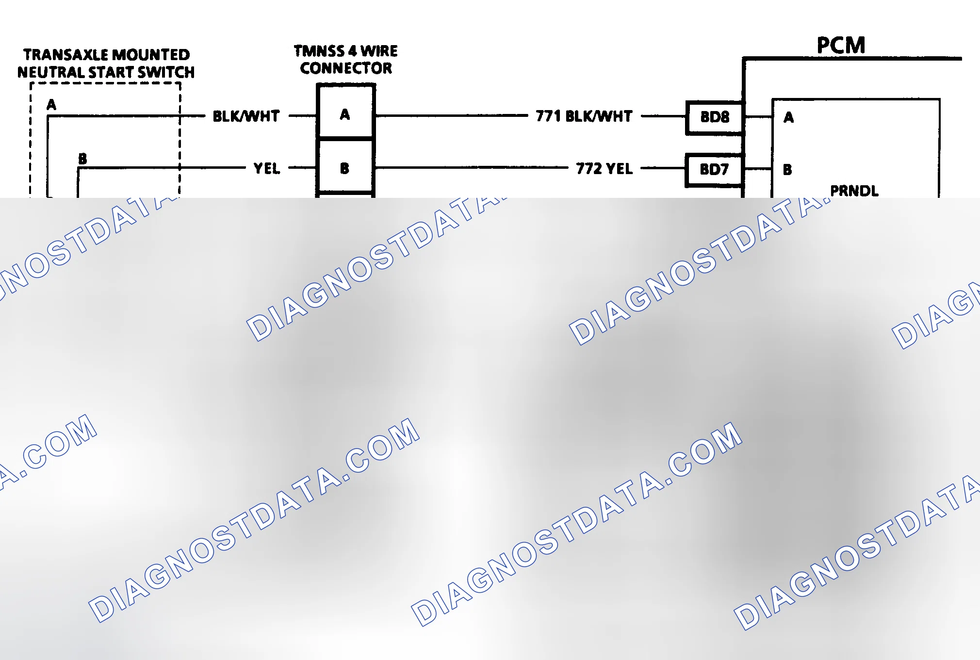Scheme 404: CODE 31, PARK/NEUTRAL SWITCH CIRCUIT - 3.8L PFI (VIN L)