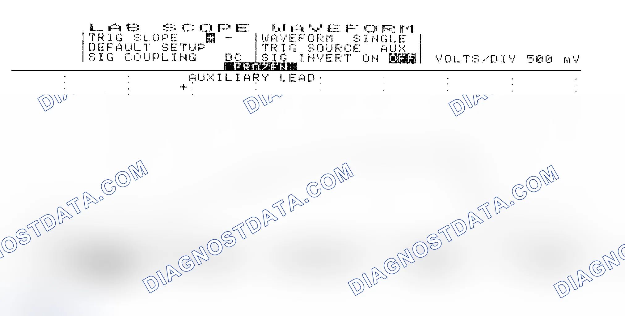 Scheme 14: Single Injector w/Excessive Current Flow - Current Pattern