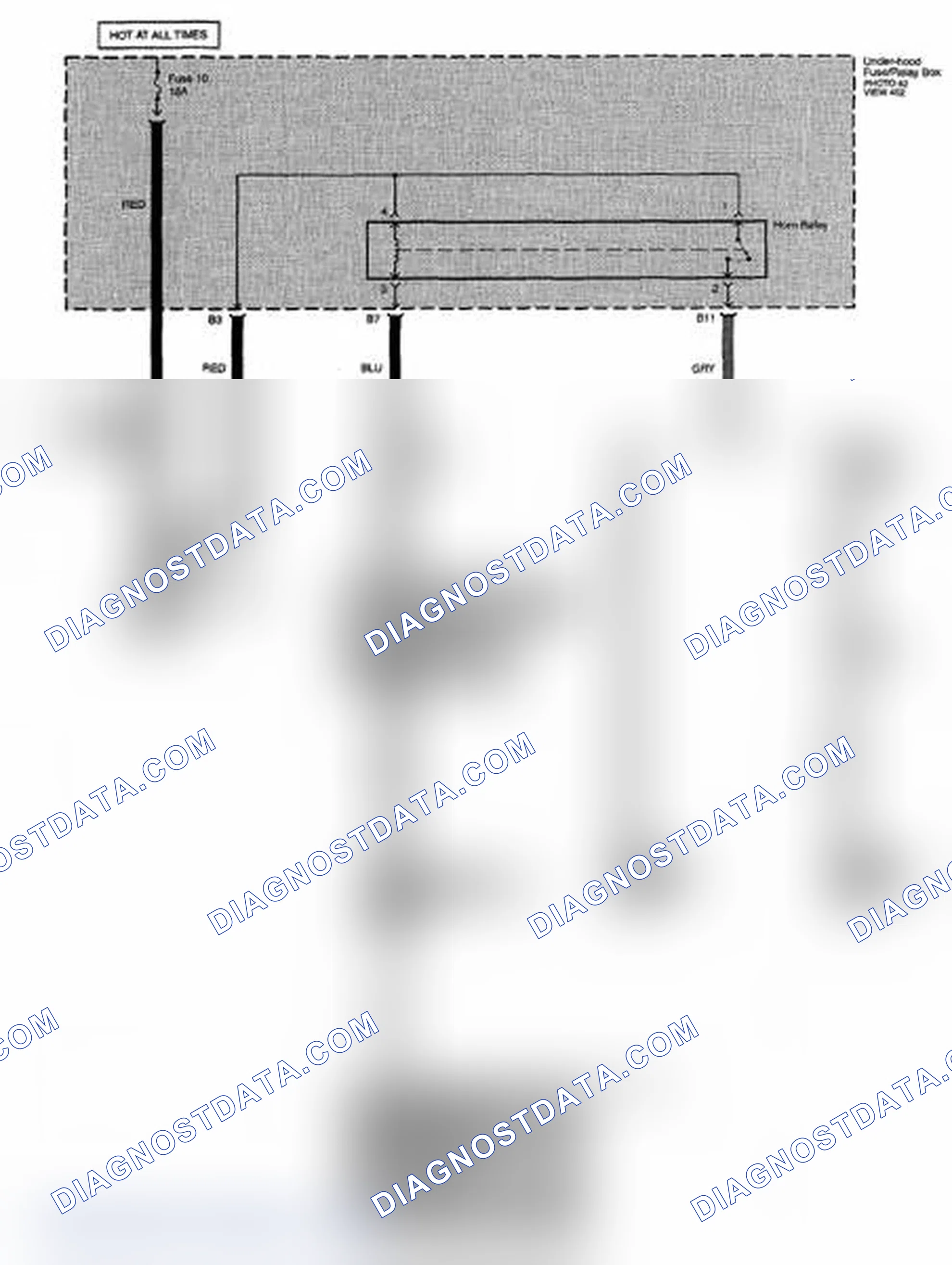 Scheme 172: Horns Circuit Diagram (Page 40)
