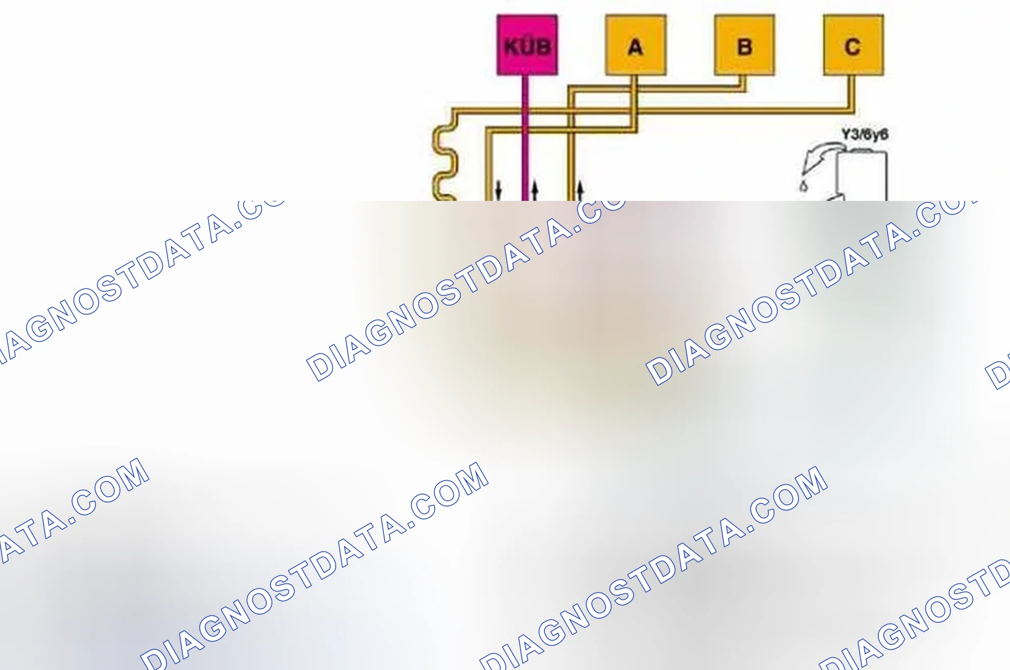 Scheme 324: Torque Converter Lockup Clutch Regulating Valve Function Diagram - Transmission 722.6