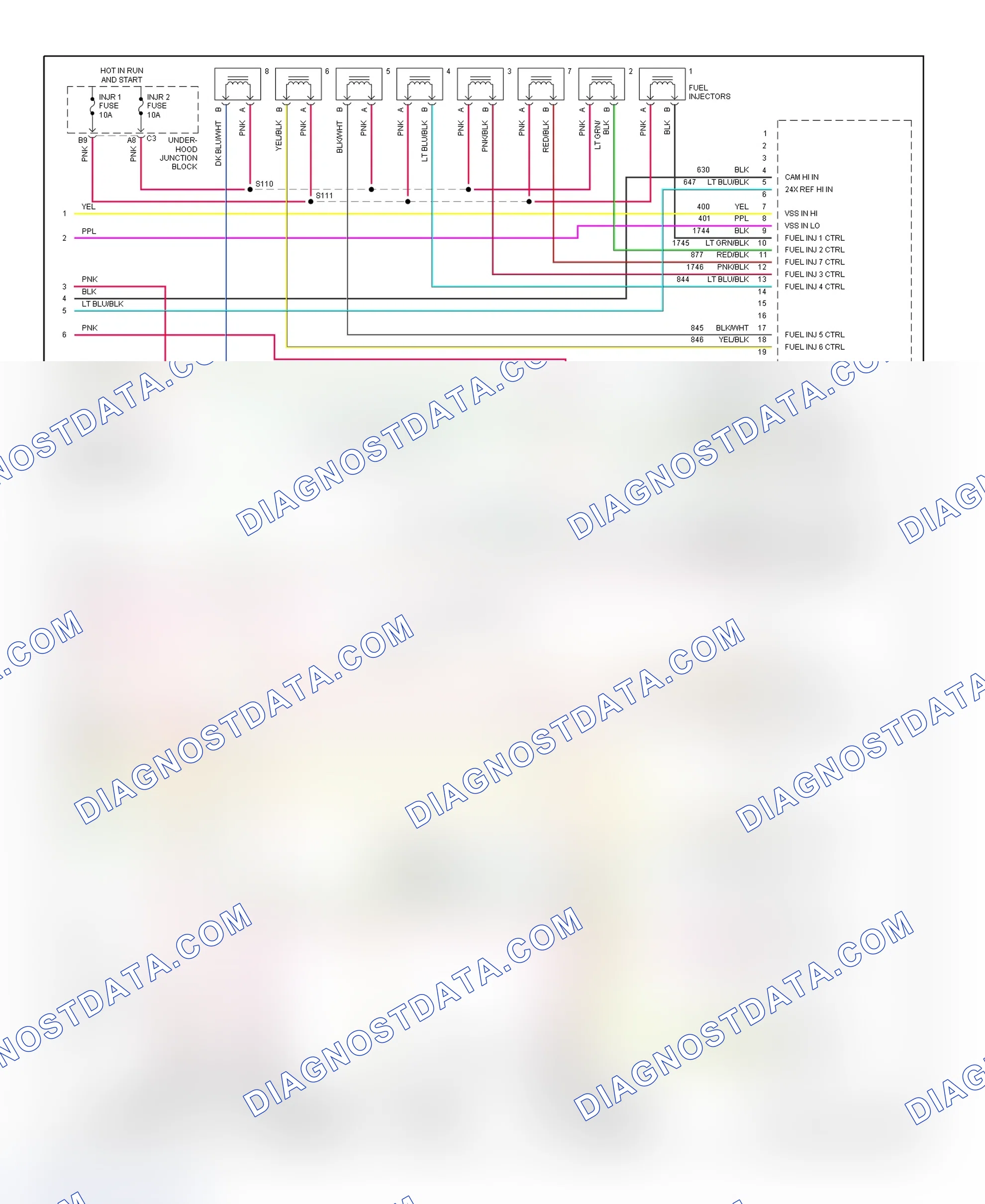 Scheme 175: PCM Wiring Diagram (Seville - 4.6L - 4 Of 4)