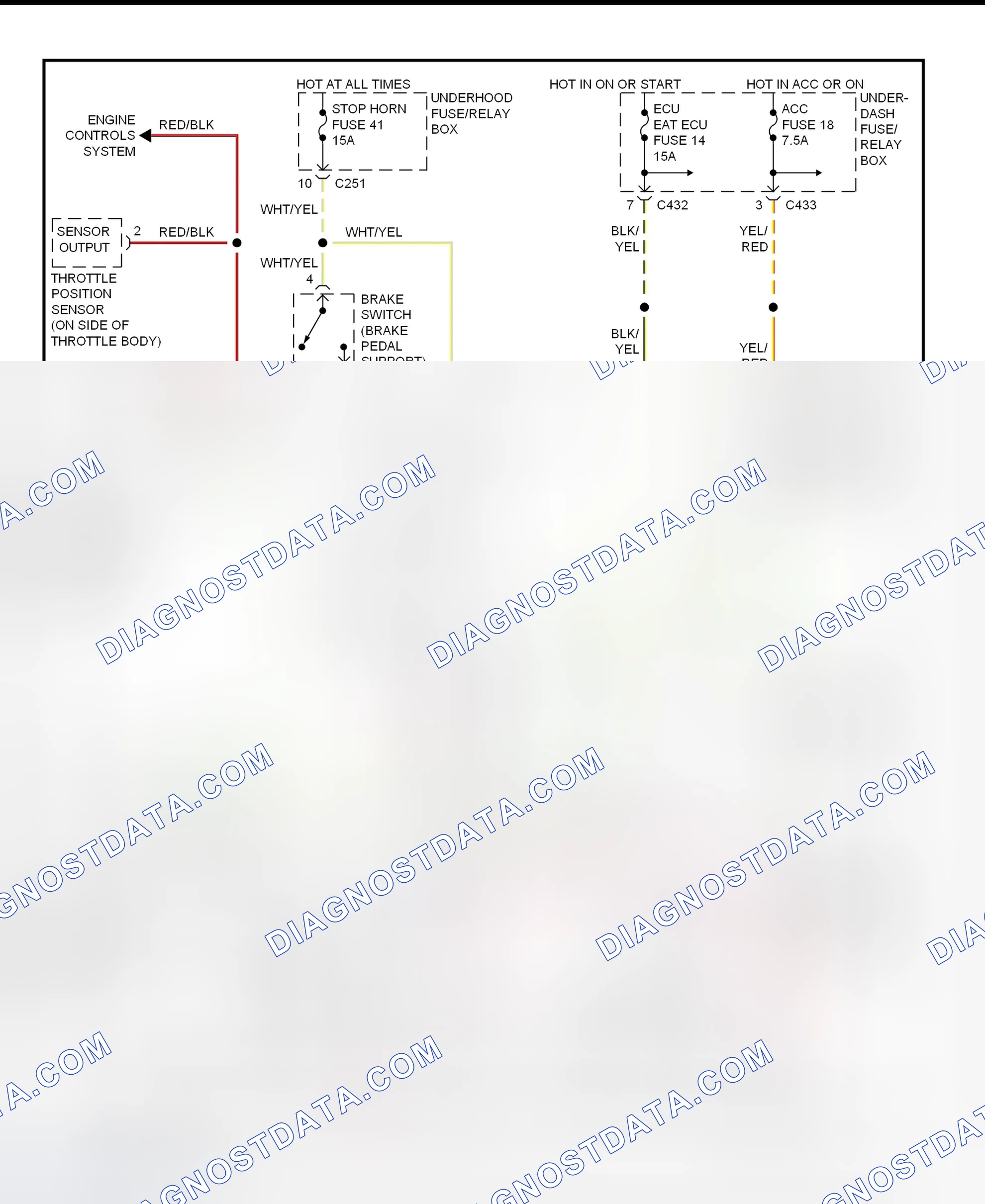 Scheme 131: Shift & Key Interlock System Wiring Schematic (Honda Prelude)