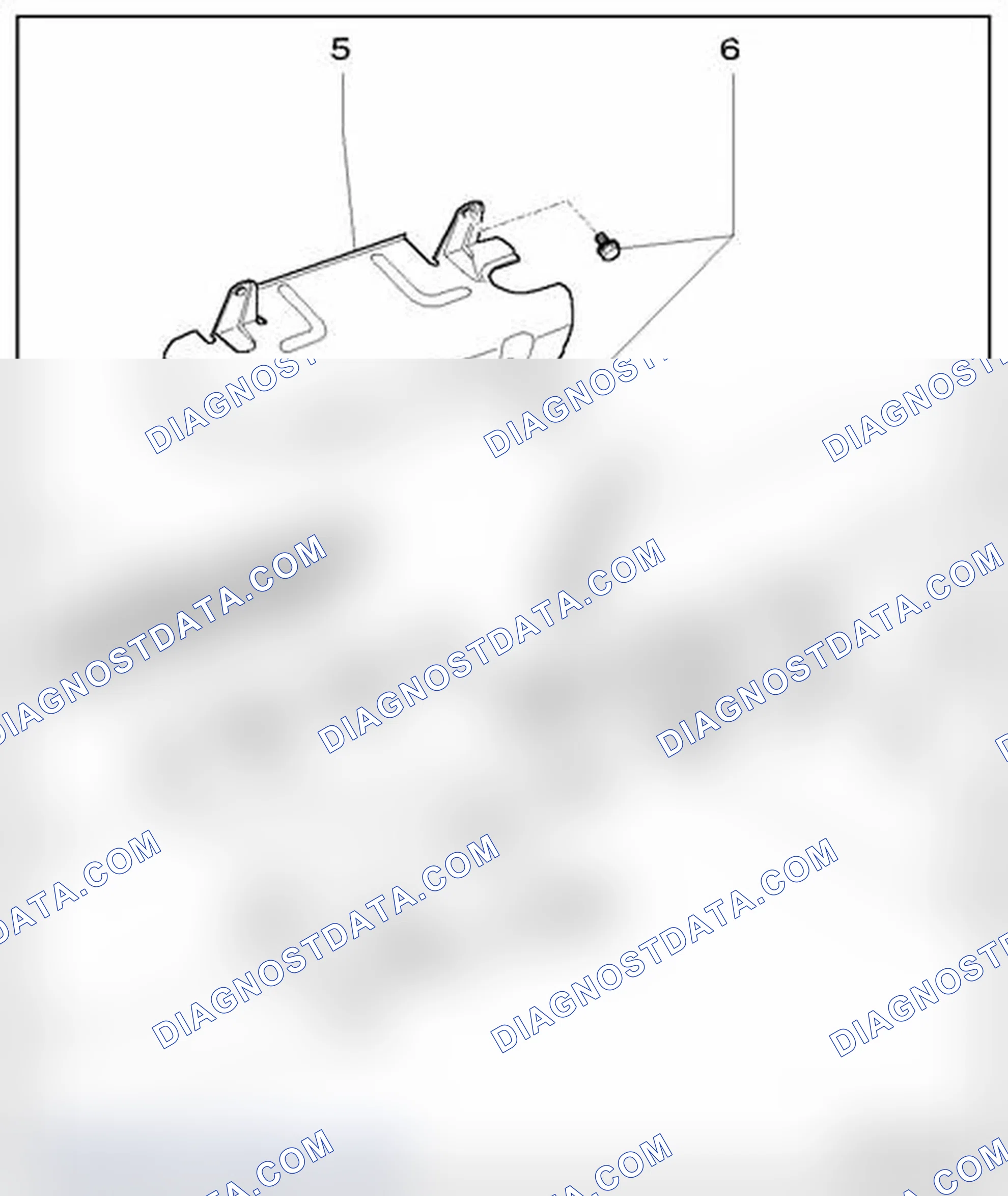 Scheme 670: Exhaust manifold, component overview