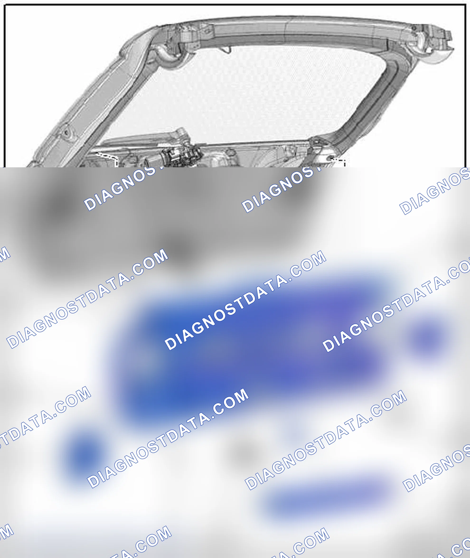 Scheme 173: REAR LID TRIM PANEL, LOWER OVERVIEW