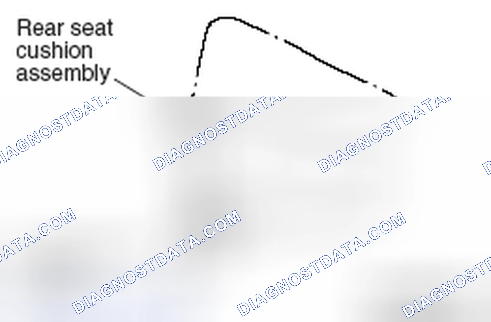 Scheme 20: >> B << INSTALLATION OF REAR SEAT CUSHION ASSEMBLY