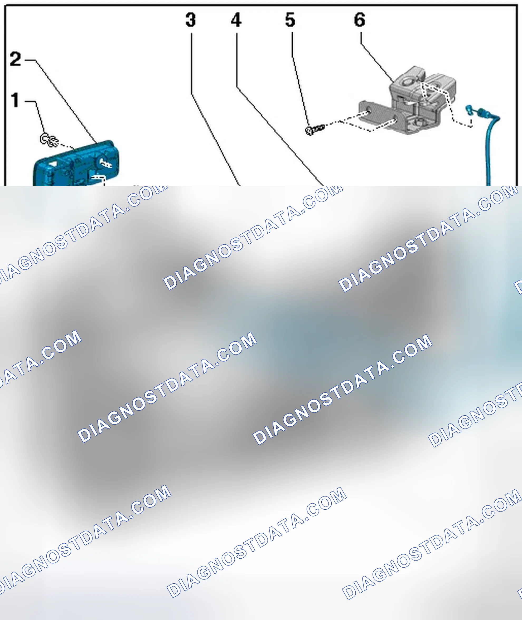 Scheme 556: BACKREST LOCK ASSEMBLY OVERVIEW