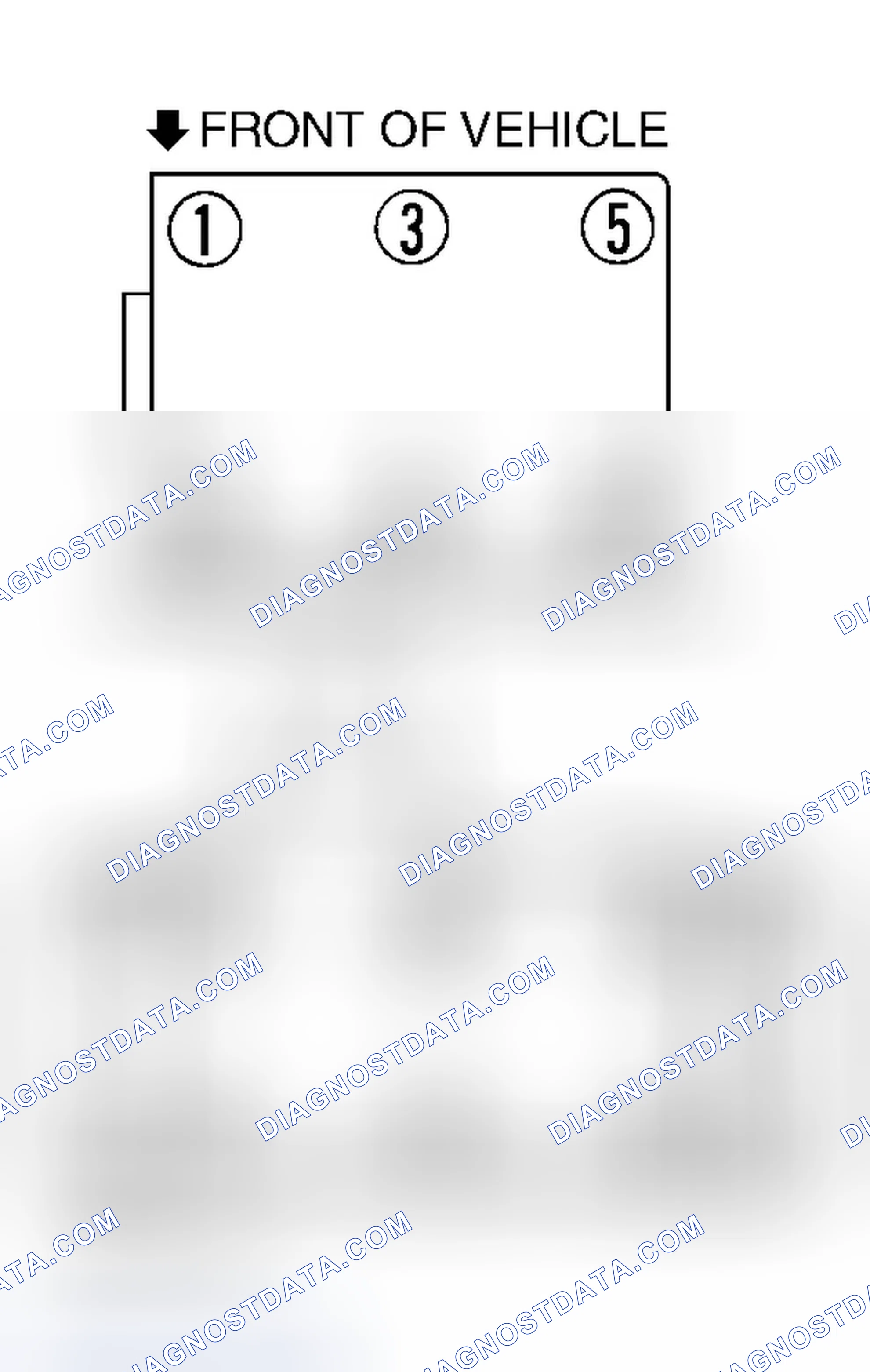 Scheme 7: Firing Order & Coil Pack (626 2.5L)
