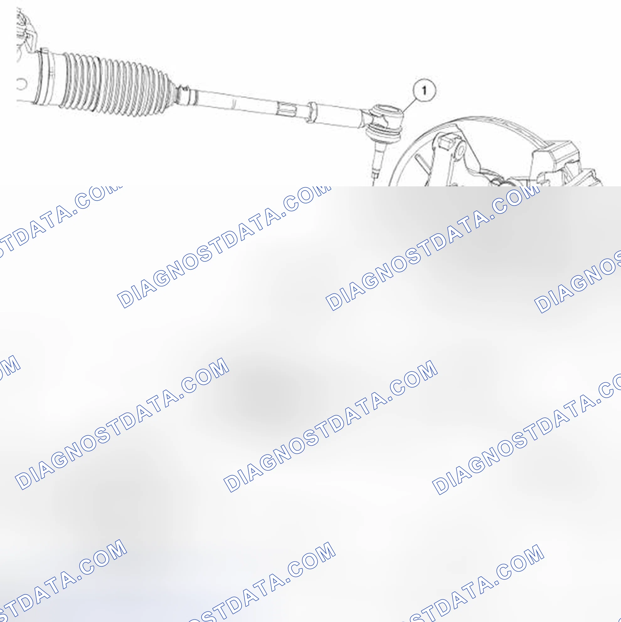 Scheme 12: Steering Linkage - Exploded View