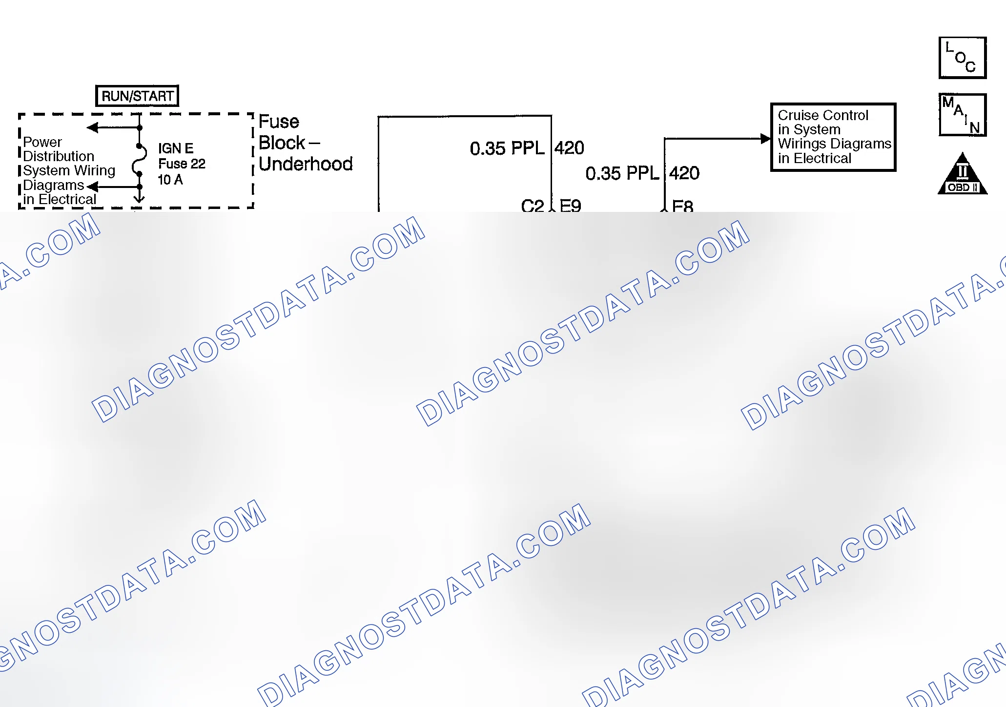 Scheme 342: DTC P0724: Closed Brake Switch Circuit, 12 Volts, High Input, During Decelerations