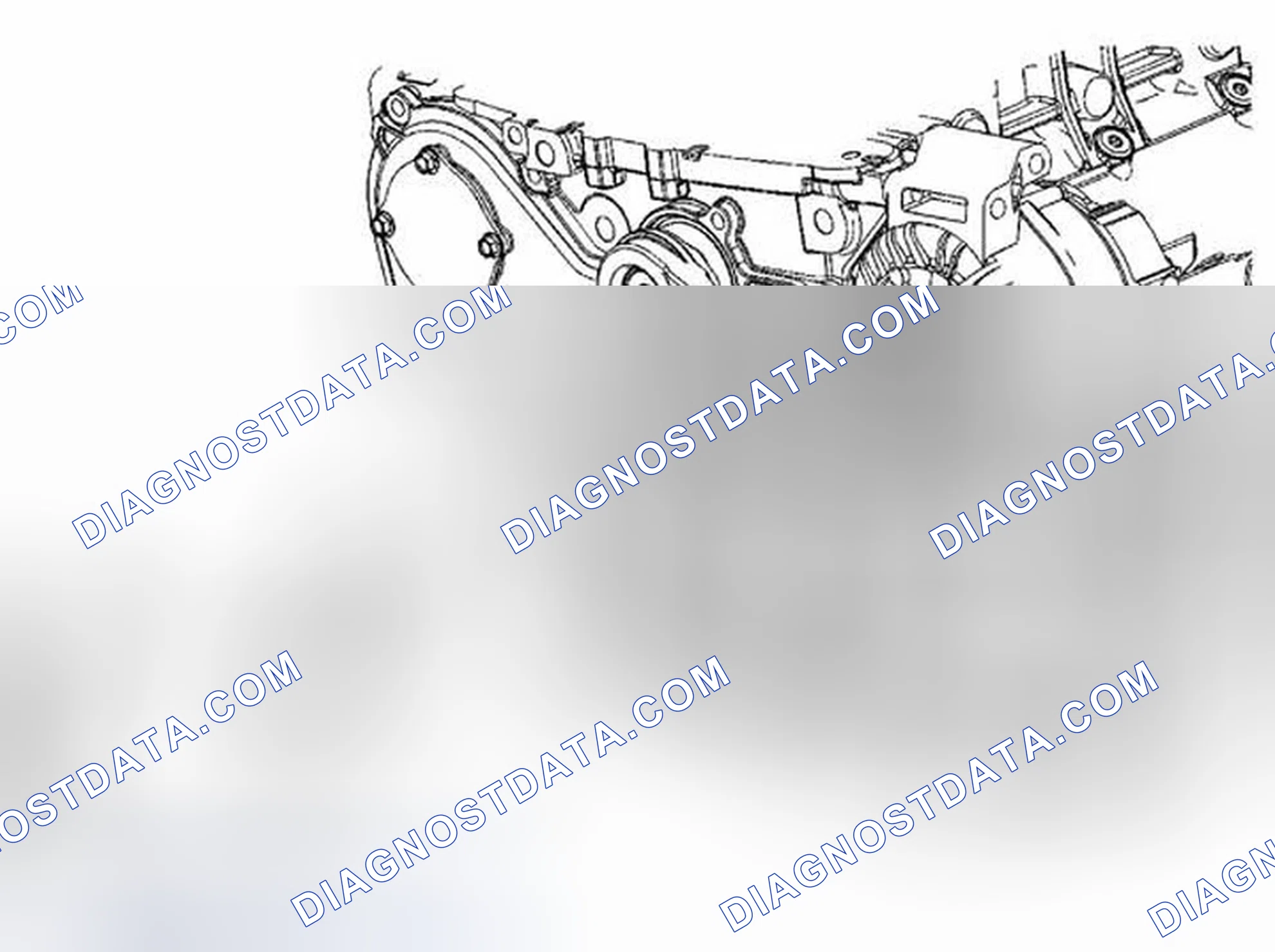 Scheme 4: Drive Belt Replacement (Without A/C)