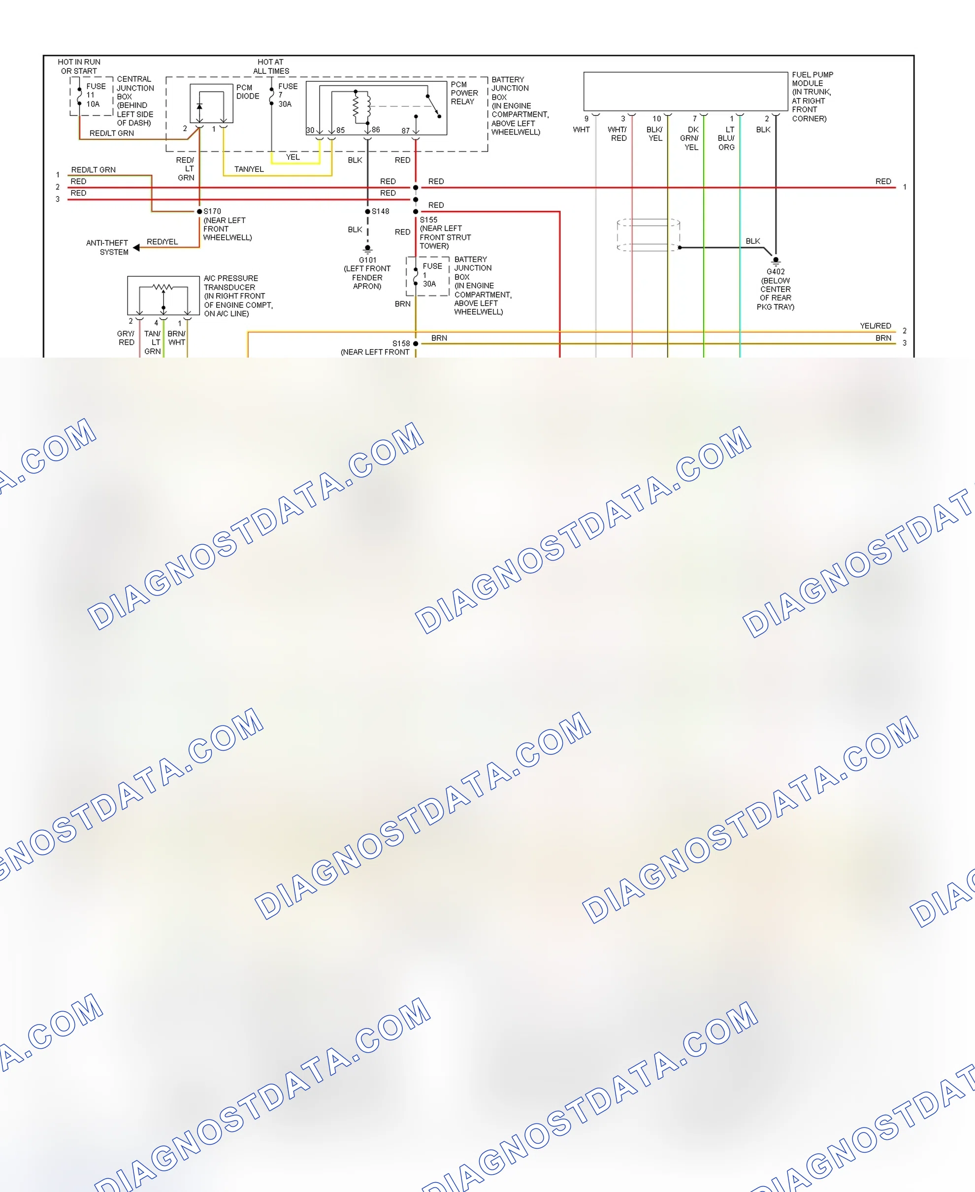 Scheme 7: PCM Wiring Diagram (Continental - 4.6L - 3 Of 4)