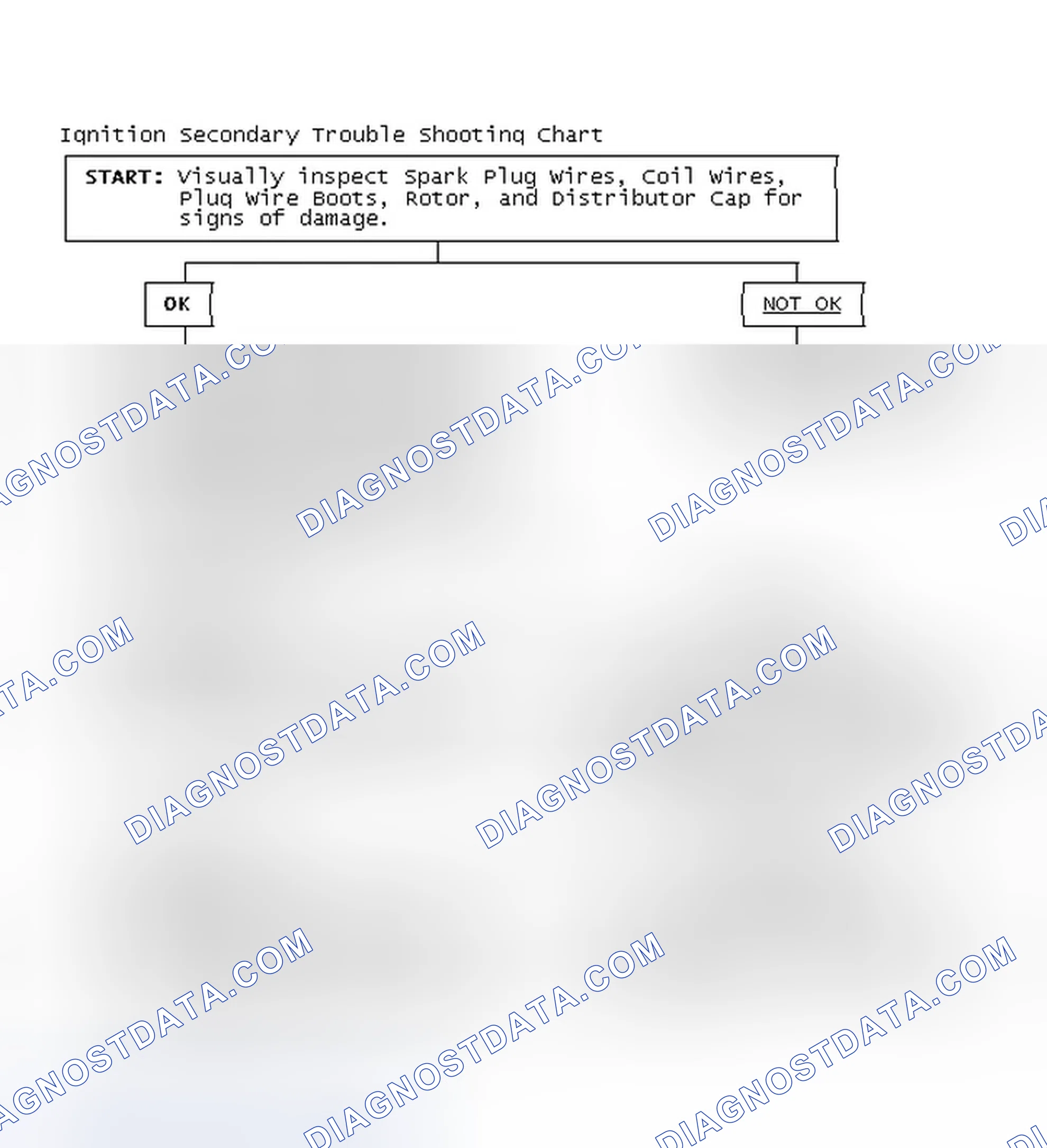 Scheme 1: Ignition Secondary Trouble Shooting Chart