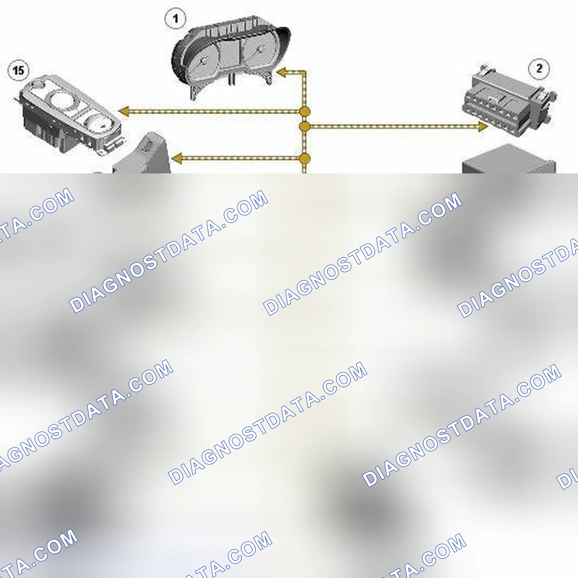 Scheme 19: CONTROL DIAGRAM - HIGH SPEED CAN BUS