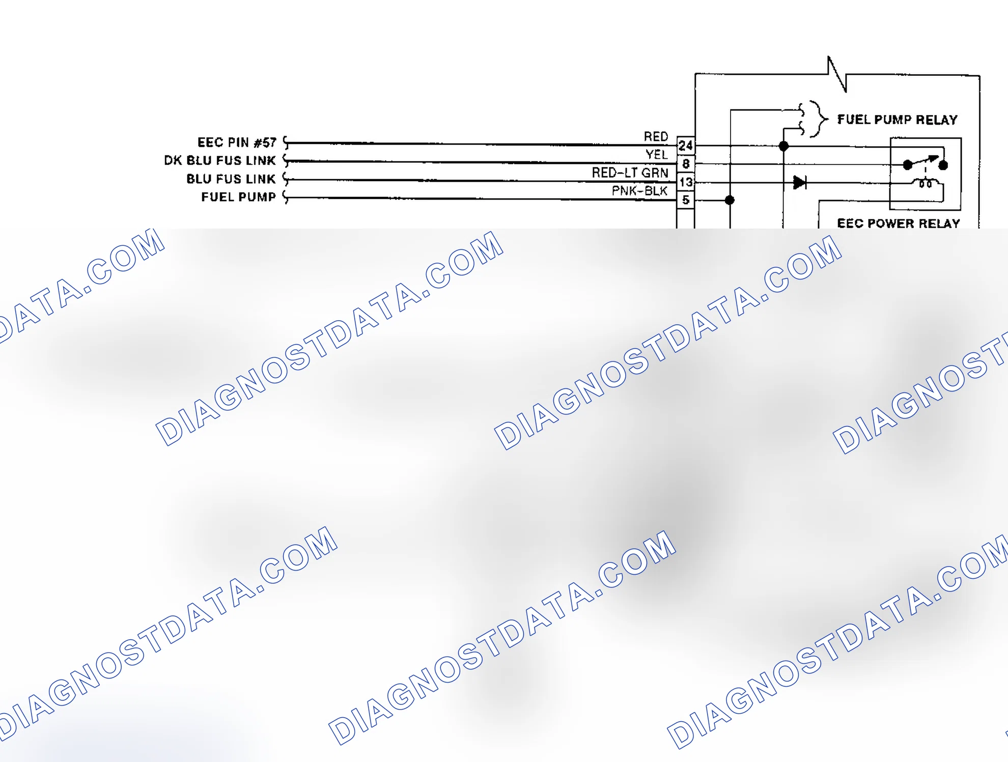 Scheme 12: Electric Cooling Fan Wiring Diagram (Tempo & Topaz with A/C)
