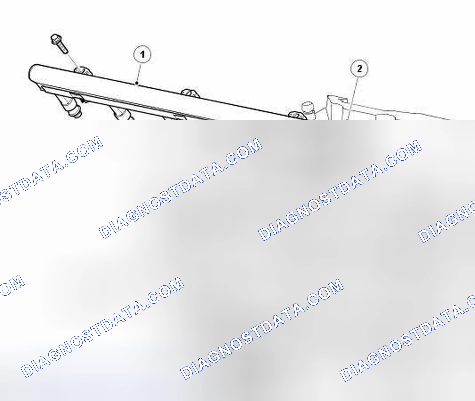 Scheme 166: FUEL RAIL AND INJECTORS