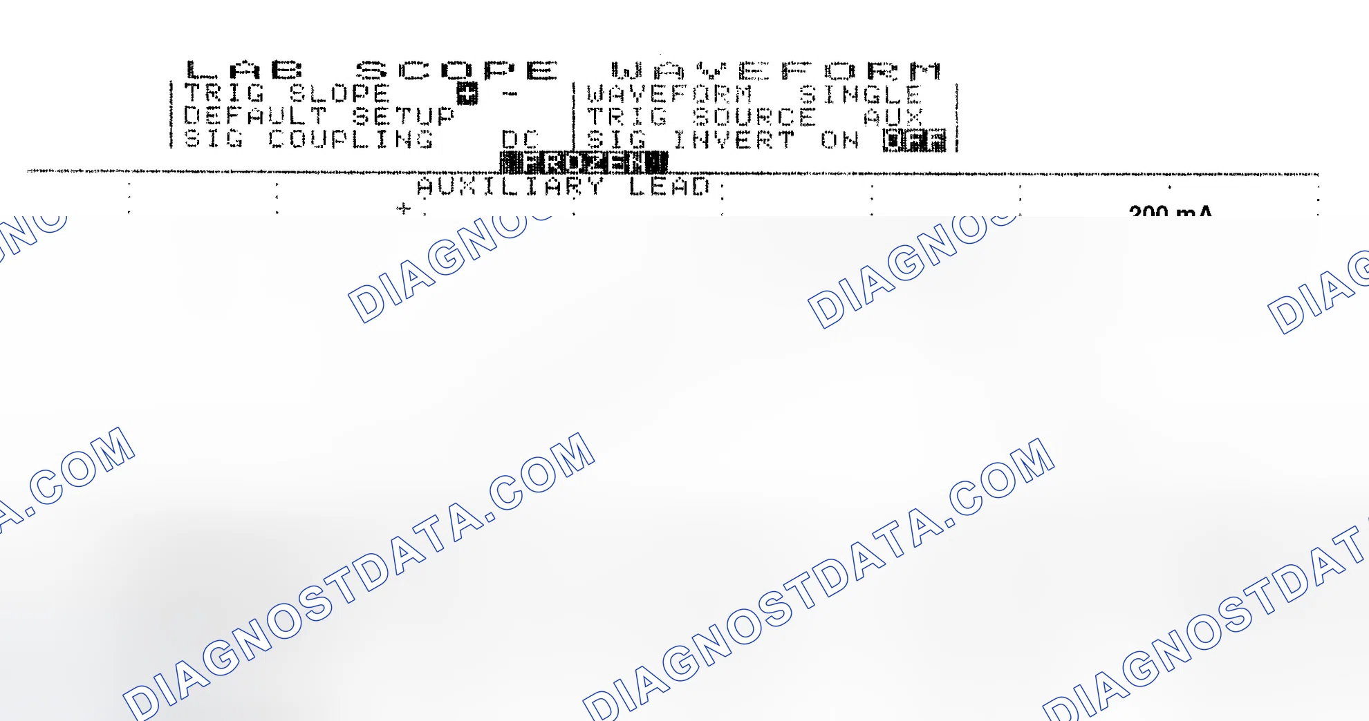 Scheme 13: Single Injector w/Normal Current Flow - Current Pattern