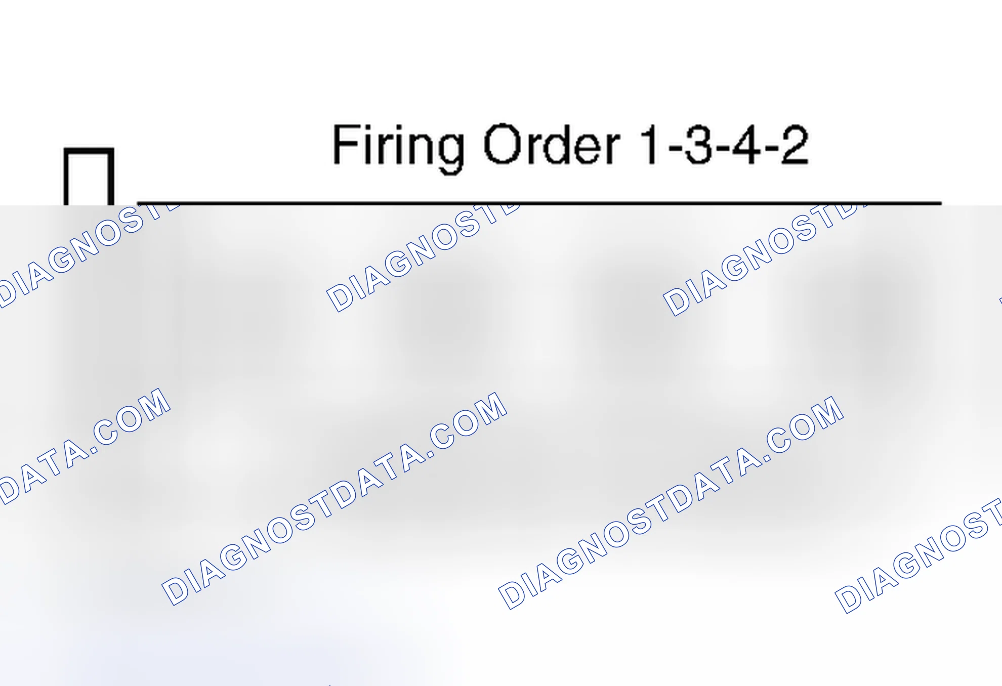 Scheme 2: Firing Order (1.3L, 1.8L, 1.9L, 2.2L & 2.4L)