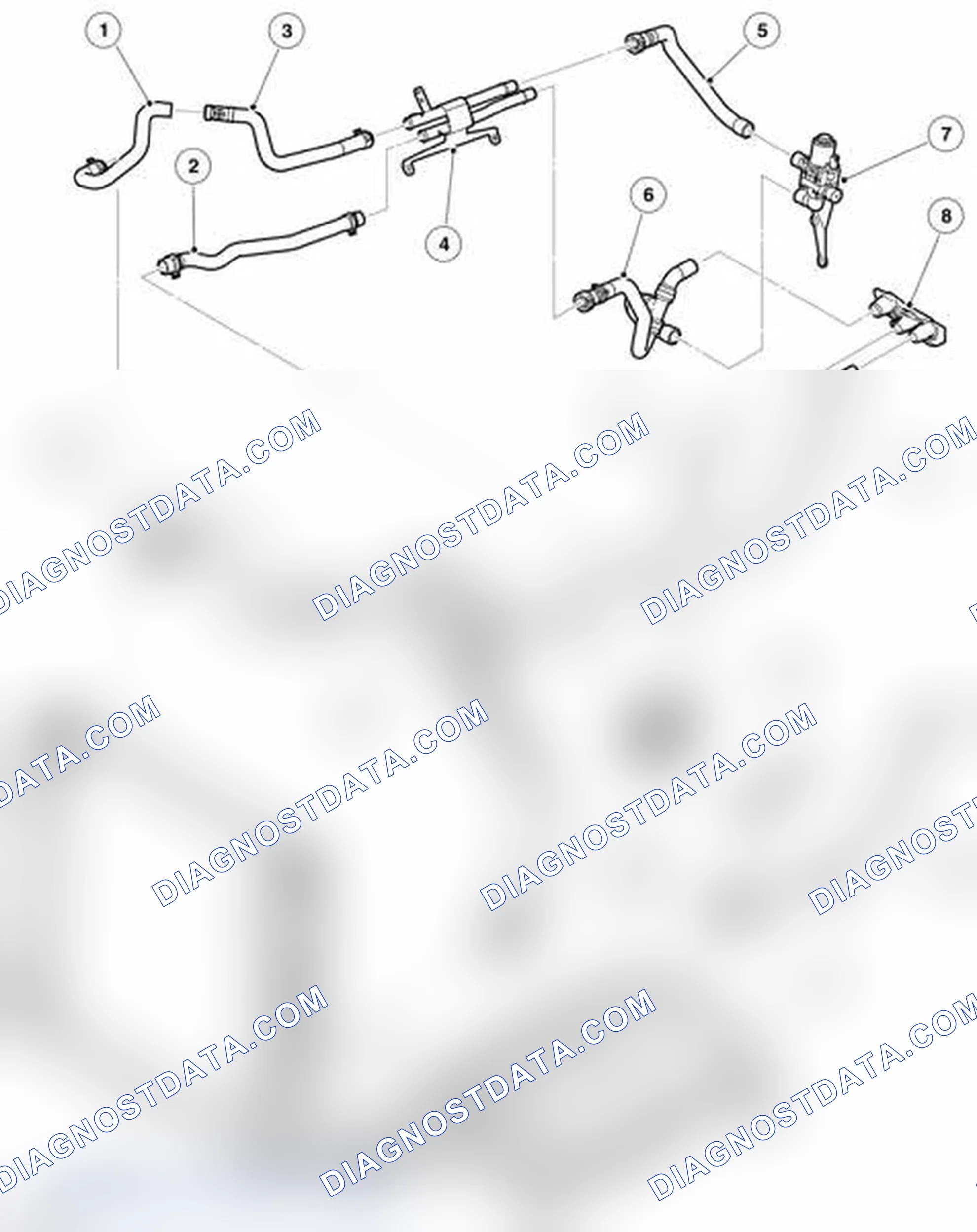 Scheme 52: COOLING SYSTEM COMPONENT LAYOUT - 1 OF 2