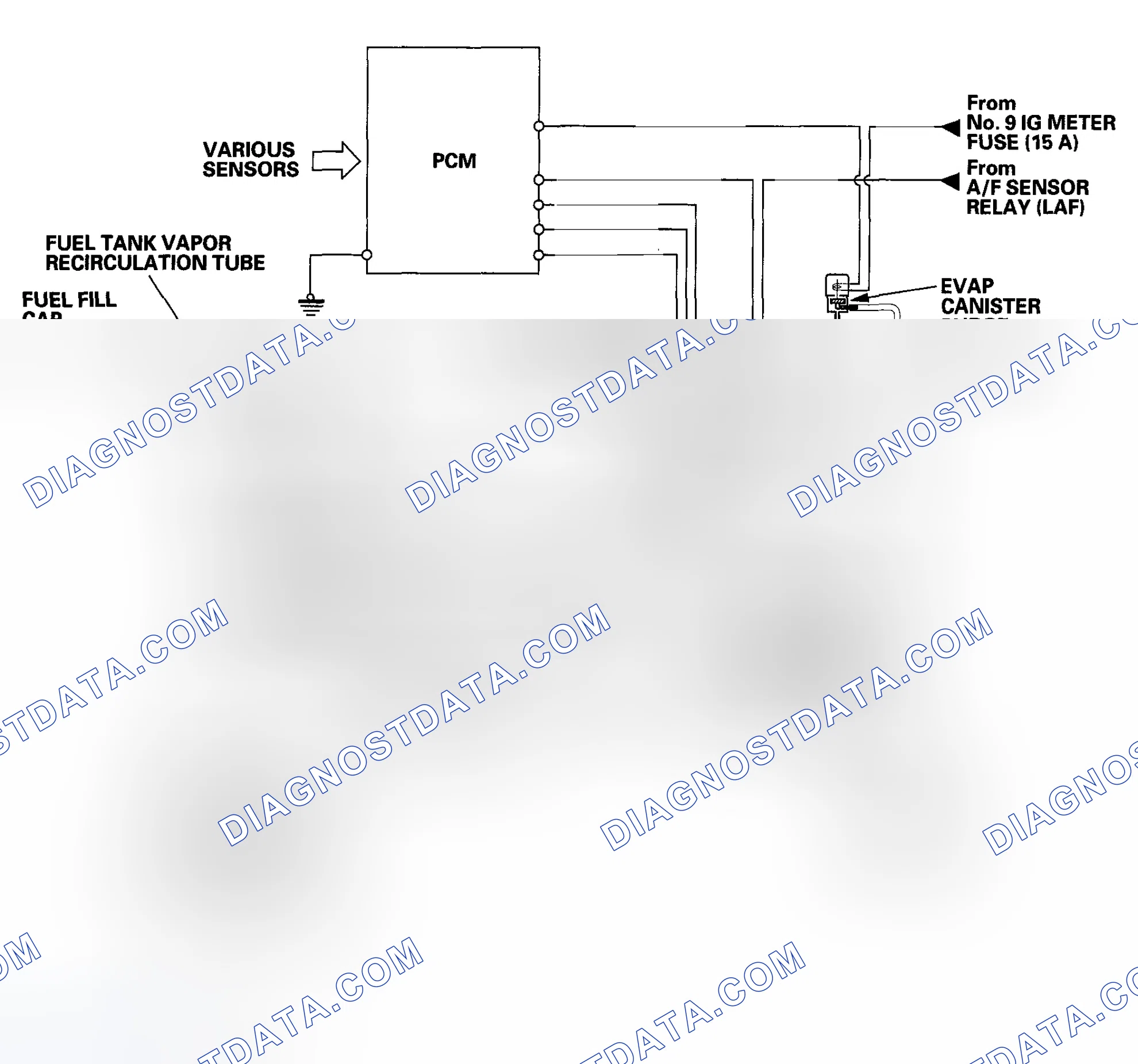 Scheme 59: Evaporative Emission (EVAP) Control Diagram