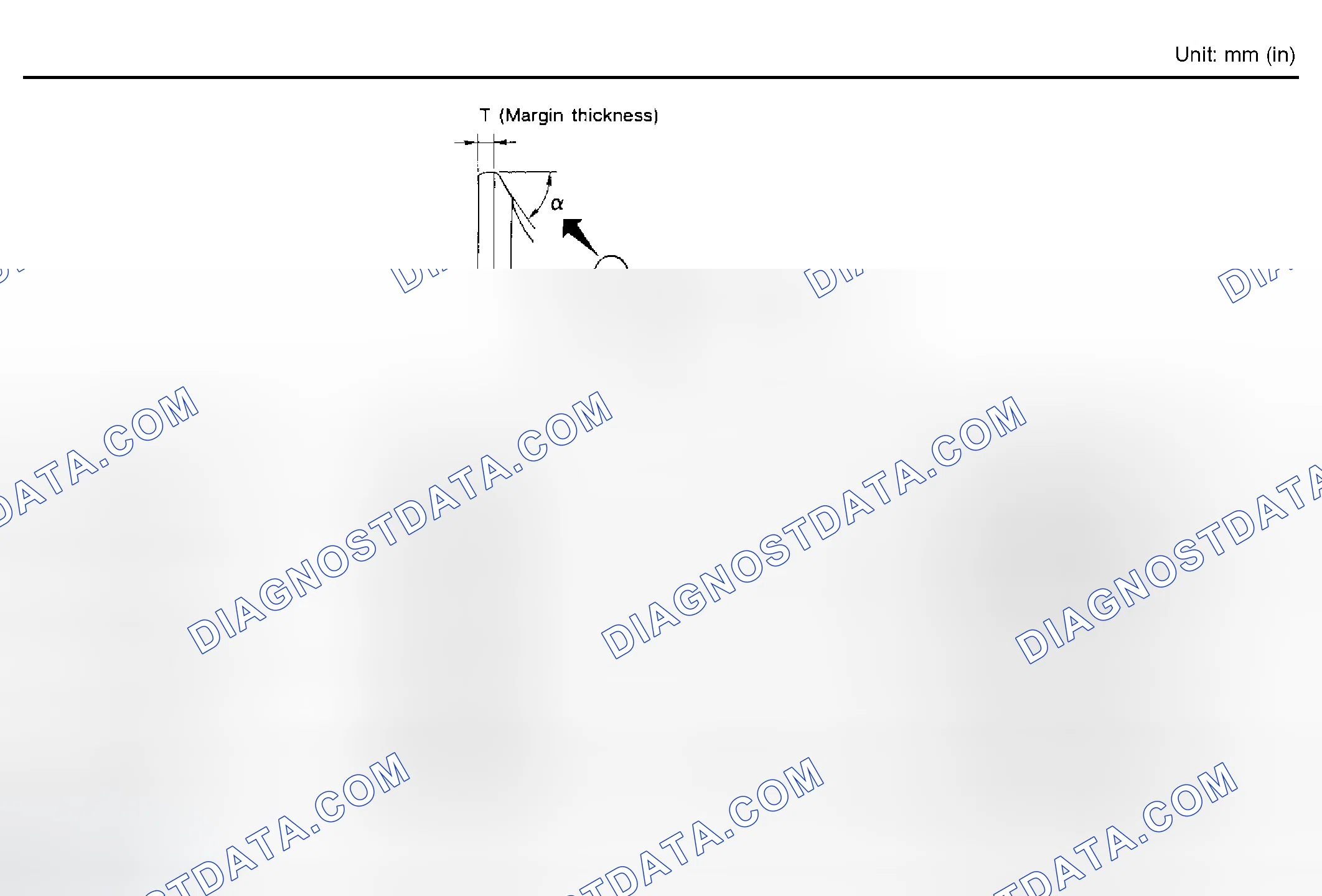 Scheme 13: Valve Dimensions