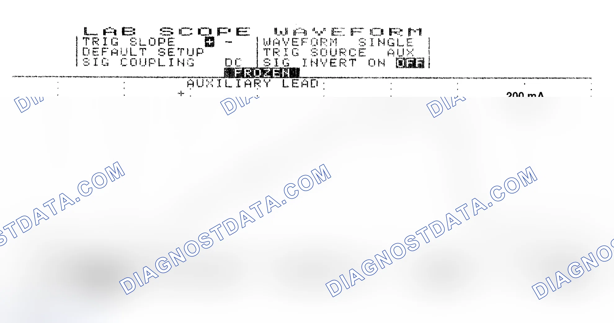 Scheme 13: Single Injector w/Normal Current Flow - Current Pattern