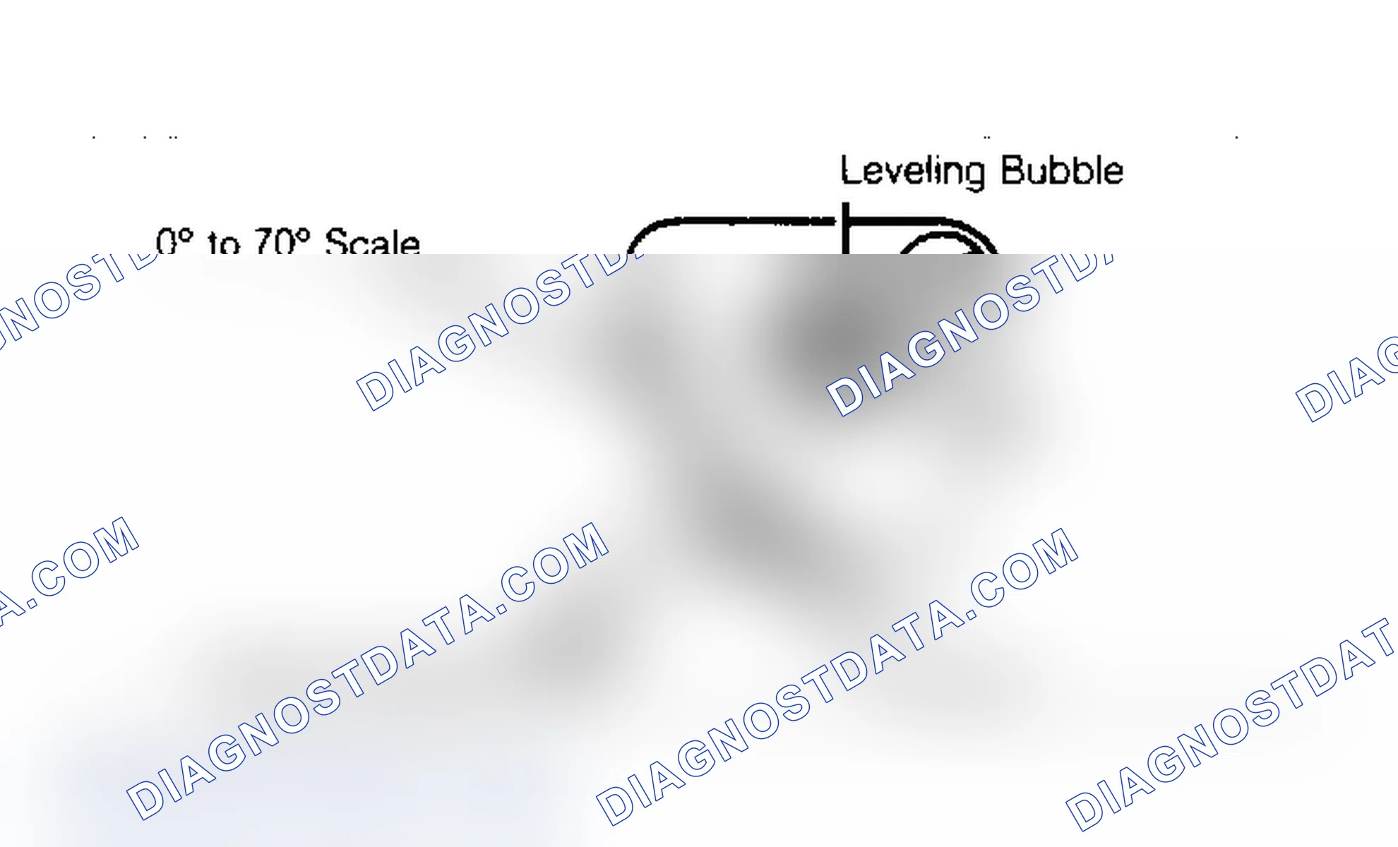 Scheme 49: Choke Valve Angle Gauge This gauge must be used to perform some adjustments.